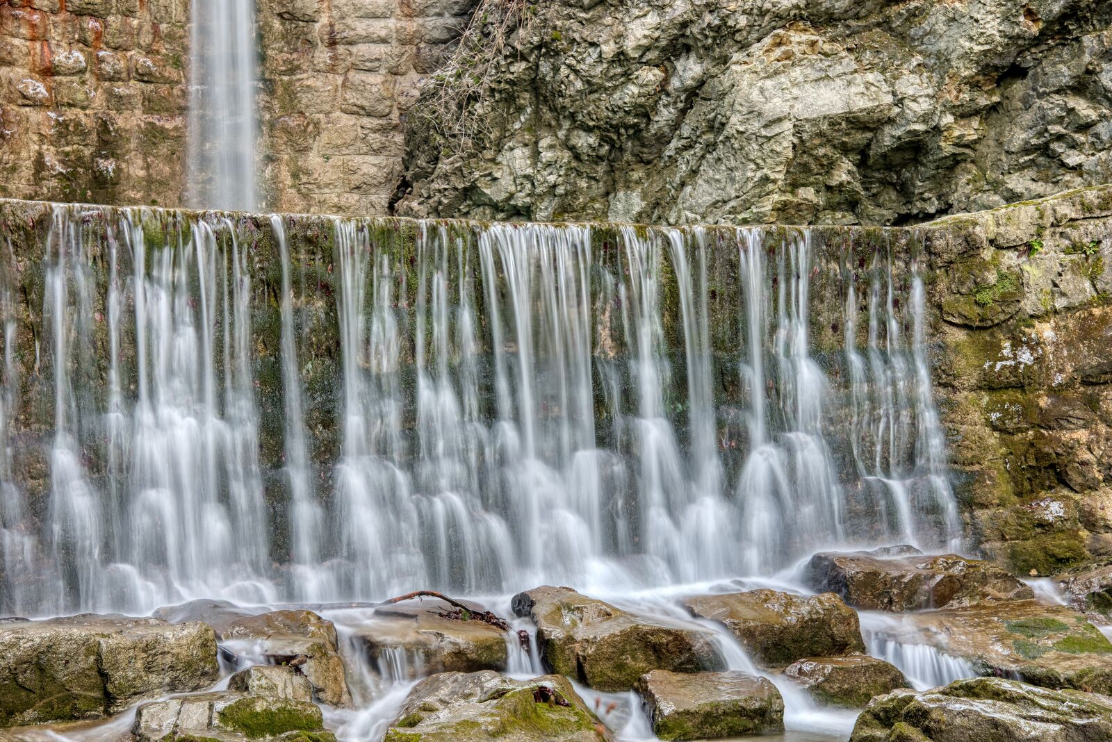 Nikon D750 sample photo. Waterfall, waters, rock photography