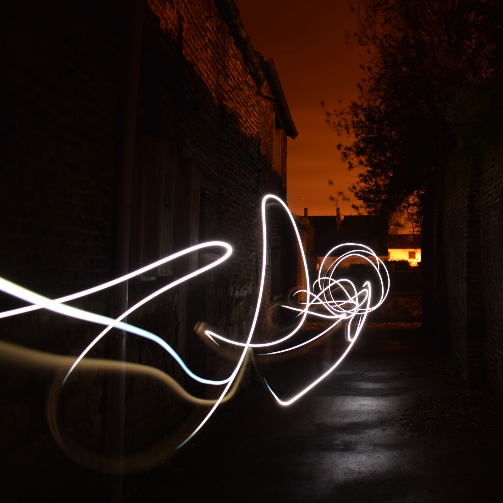 Nikon D3300 sample photo. Lightpainting, rue, nuit photography