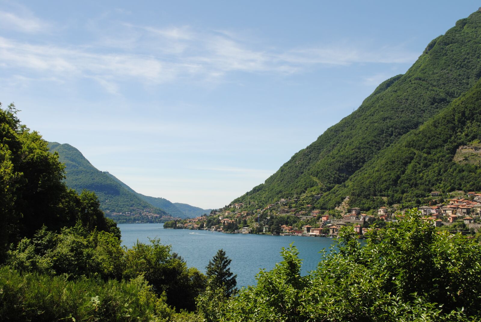 Nikon D3000 sample photo. Lake como, link, careno photography