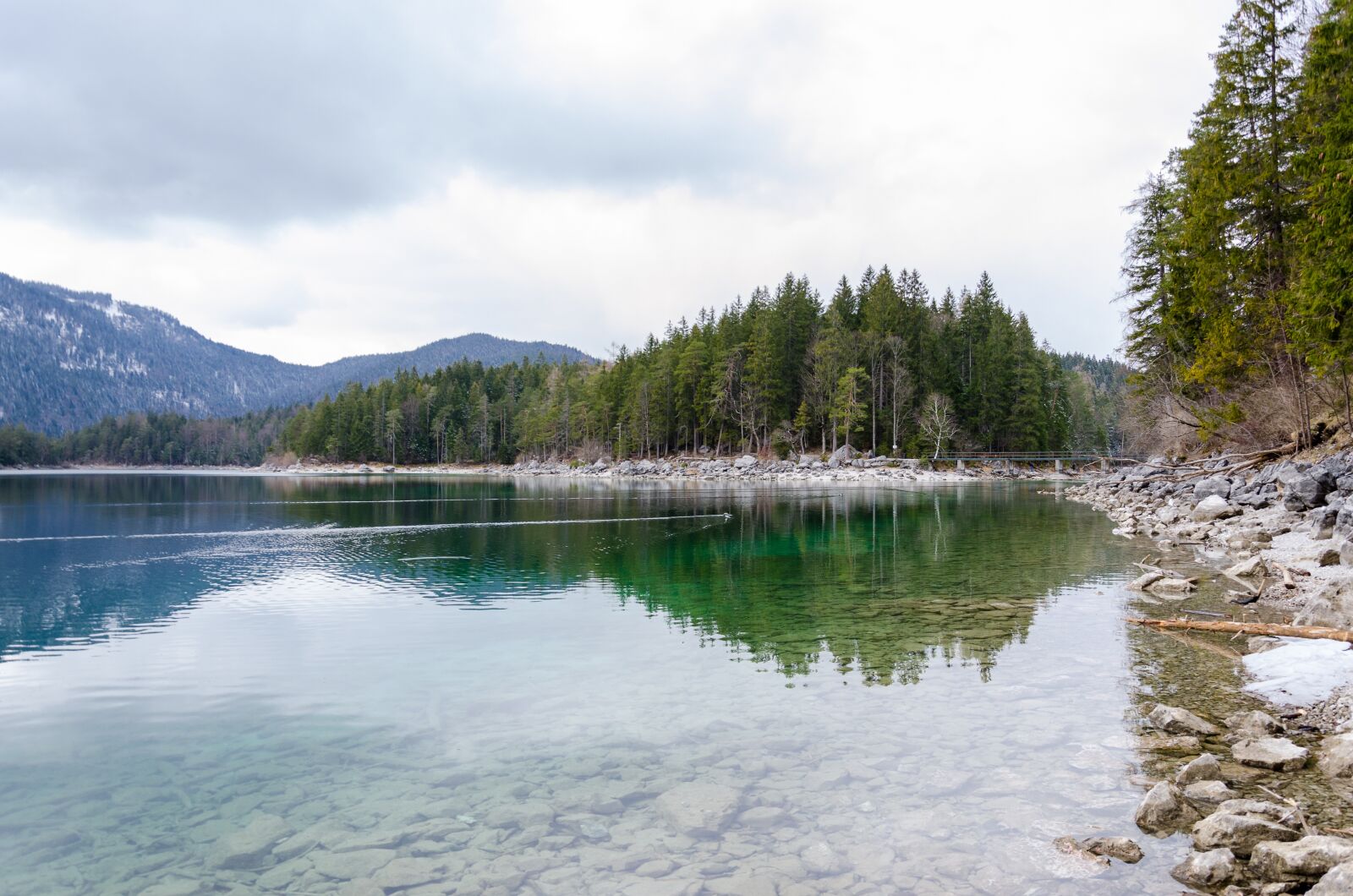 Nikon D5100 sample photo. Eibsee, landscape, forest photography