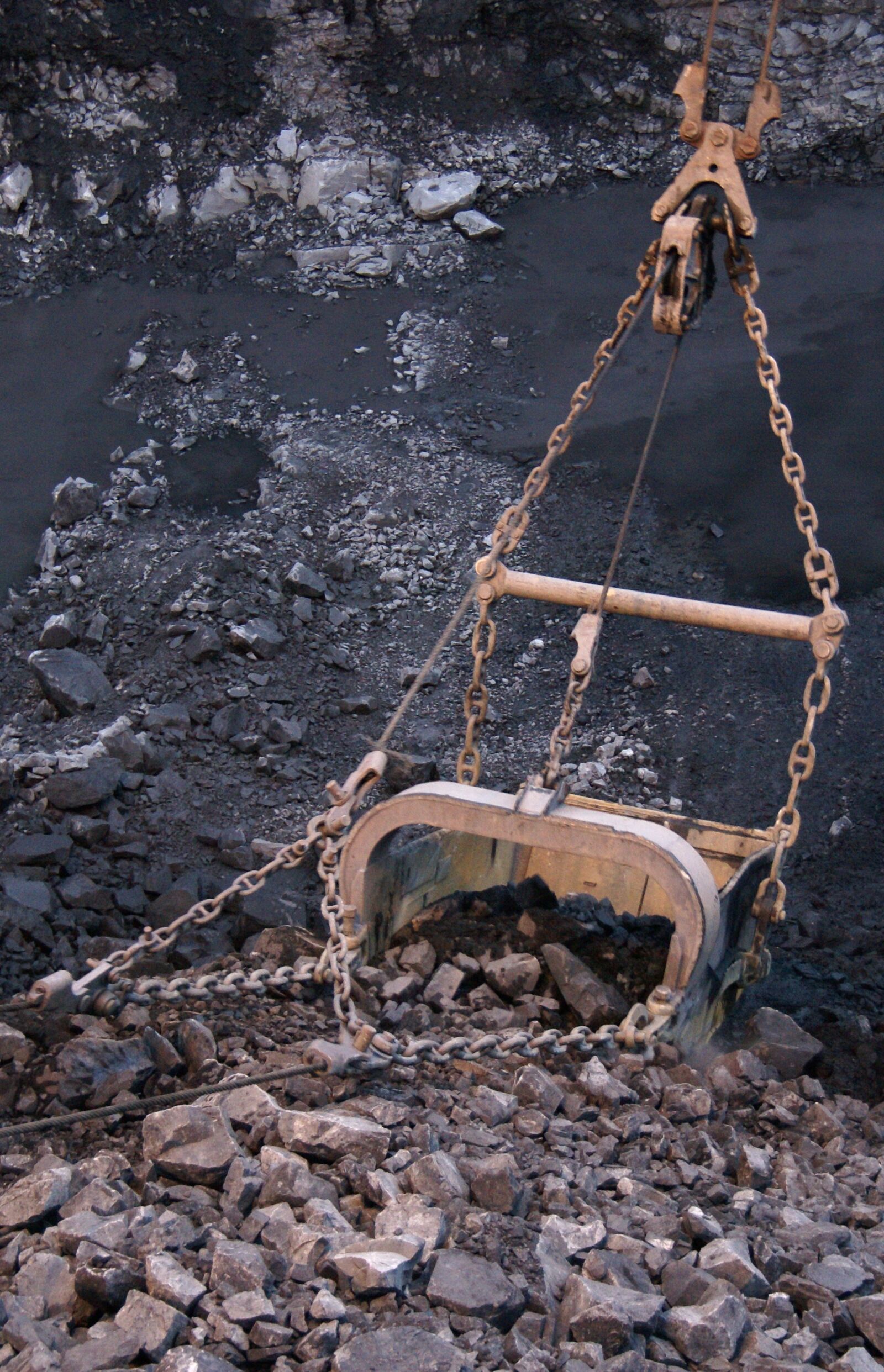 Sony Alpha DSLR-A100 sample photo. Mining, coal, industry photography