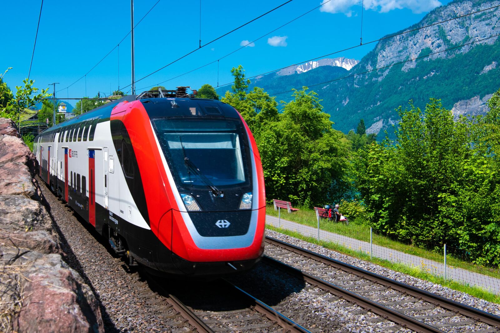 Nikon D850 sample photo. Passenger train, sbb, train photography