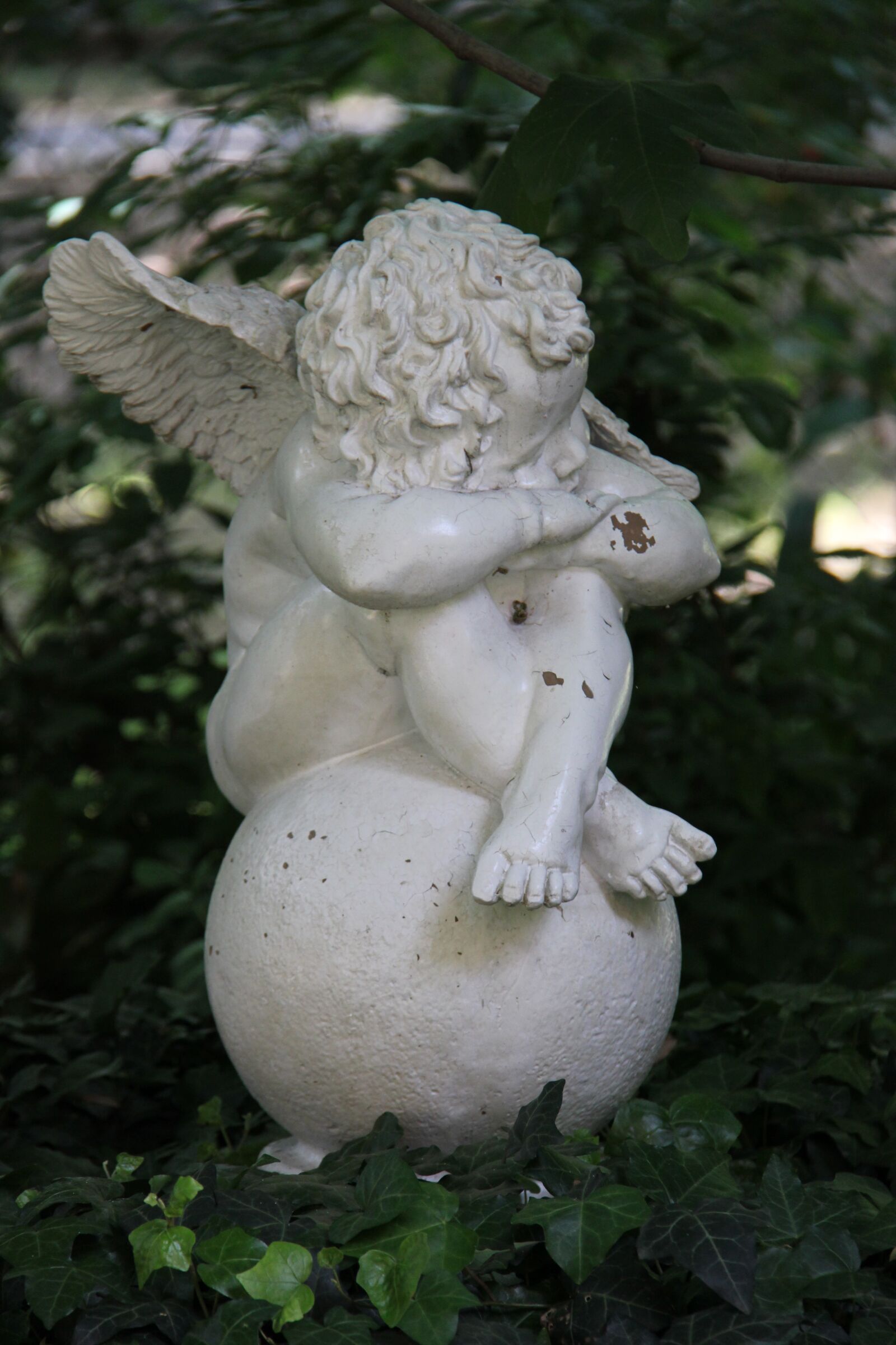 Canon EOS 550D (EOS Rebel T2i / EOS Kiss X4) sample photo. Angel, putto, tomb photography