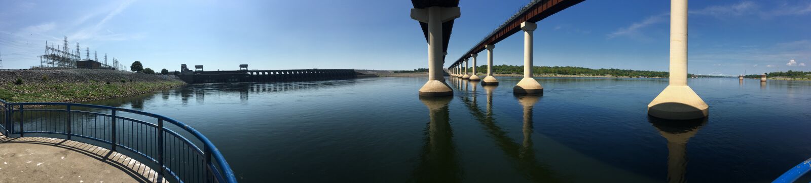 Apple iPhone 6s Plus sample photo. Bridge, dam, hydroelectric, ky photography