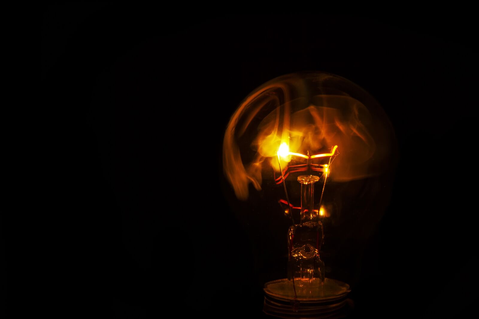 Canon EOS 7D sample photo. Light bulb, burn, fire photography