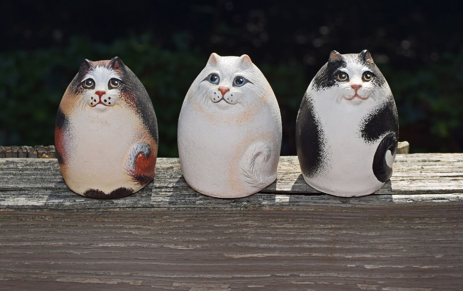 Nikon D3300 sample photo. Ceramic cats, handmade, art photography