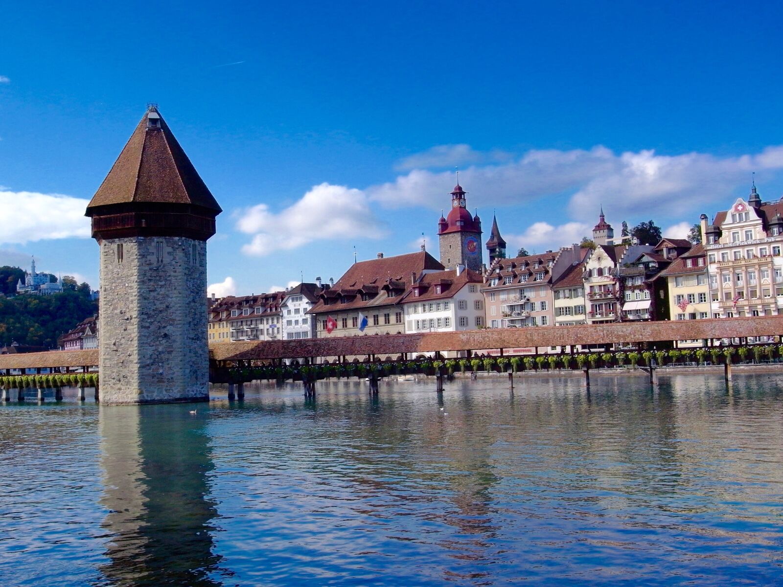 Ricoh GX200 sample photo. Switzerland, lucerne, water tower photography