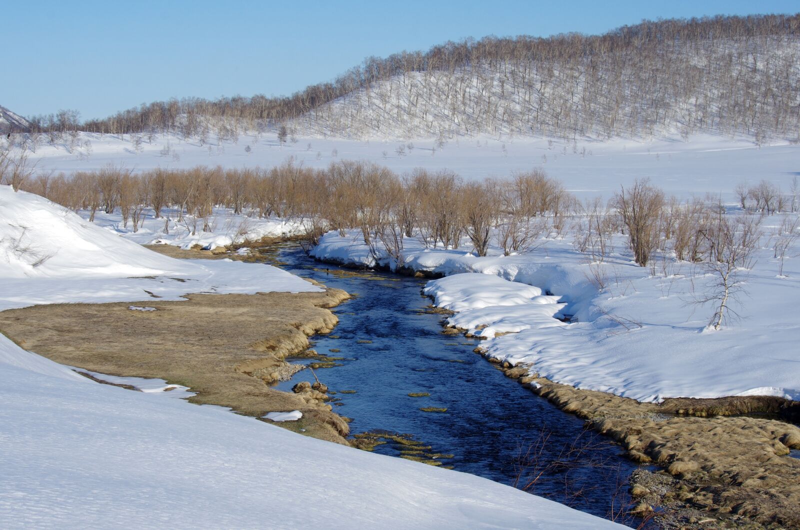 Pentax K-5 sample photo. River, mountains, volcanoes photography