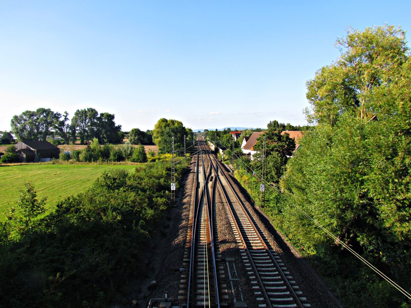 Canon PowerShot SX30 IS sample photo. Tracks, rails, landscape photography