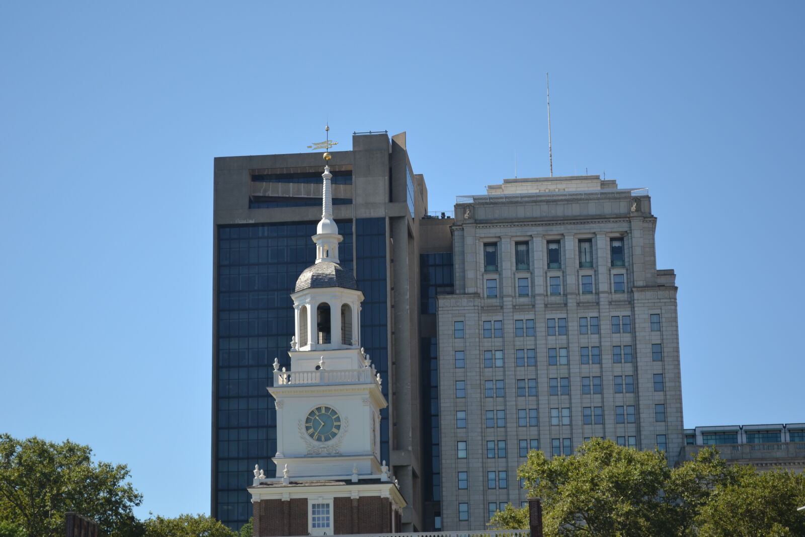 Nikon D3100 sample photo. Building, clock, historic, independence photography