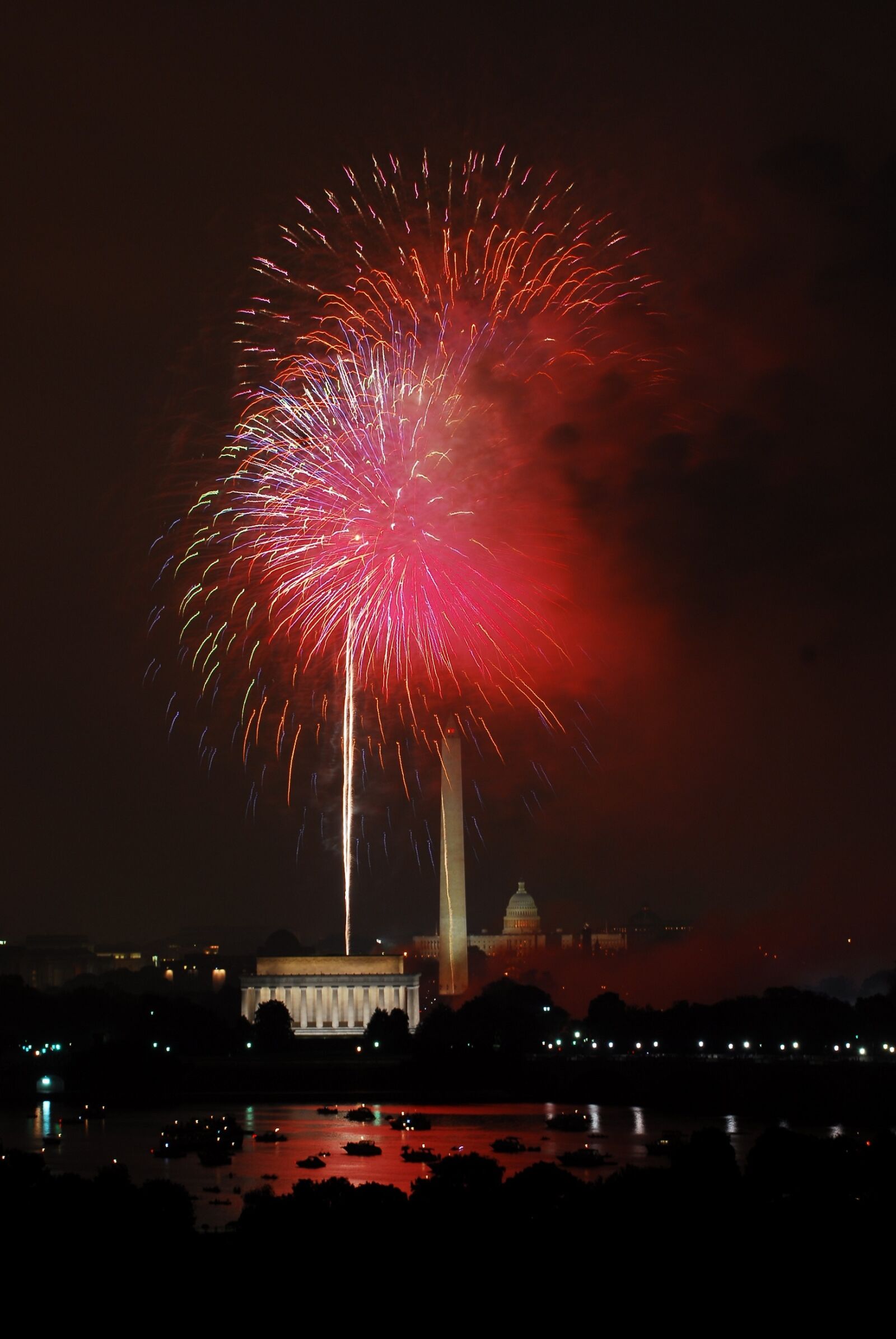 Nikon D200 sample photo. Fireworks, celebration, independence day photography