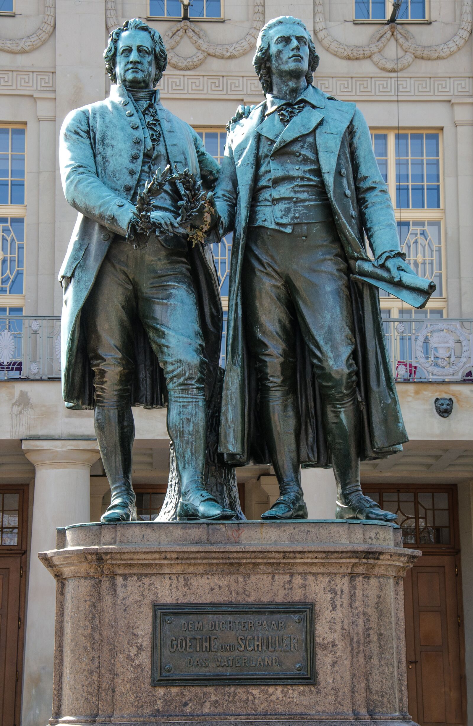 Nikon D5100 sample photo. Goethe, schiller, weimar photography
