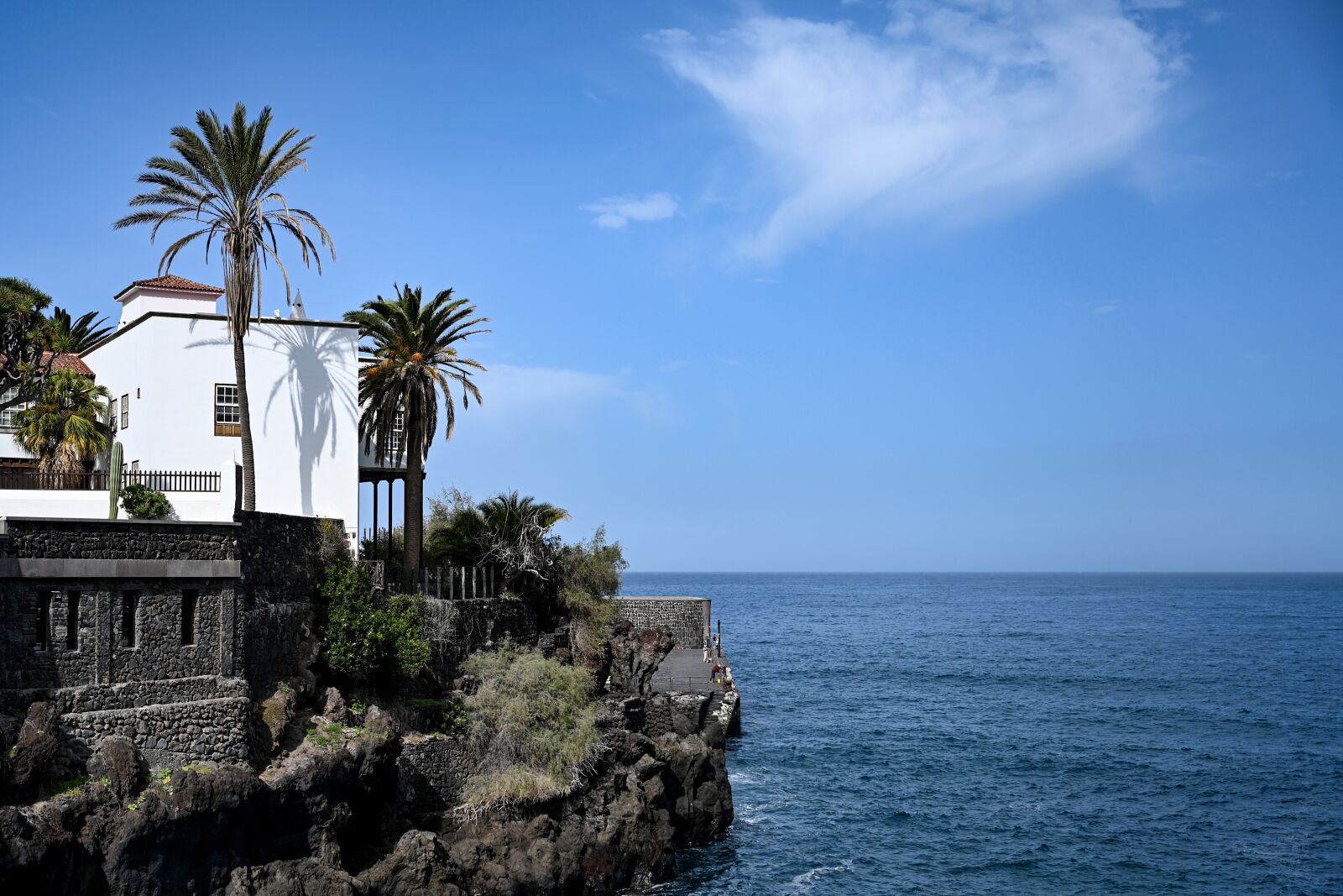 Nikon Nikkor Z 24-70mm F2.8 S sample photo. Rock, house, palm photography