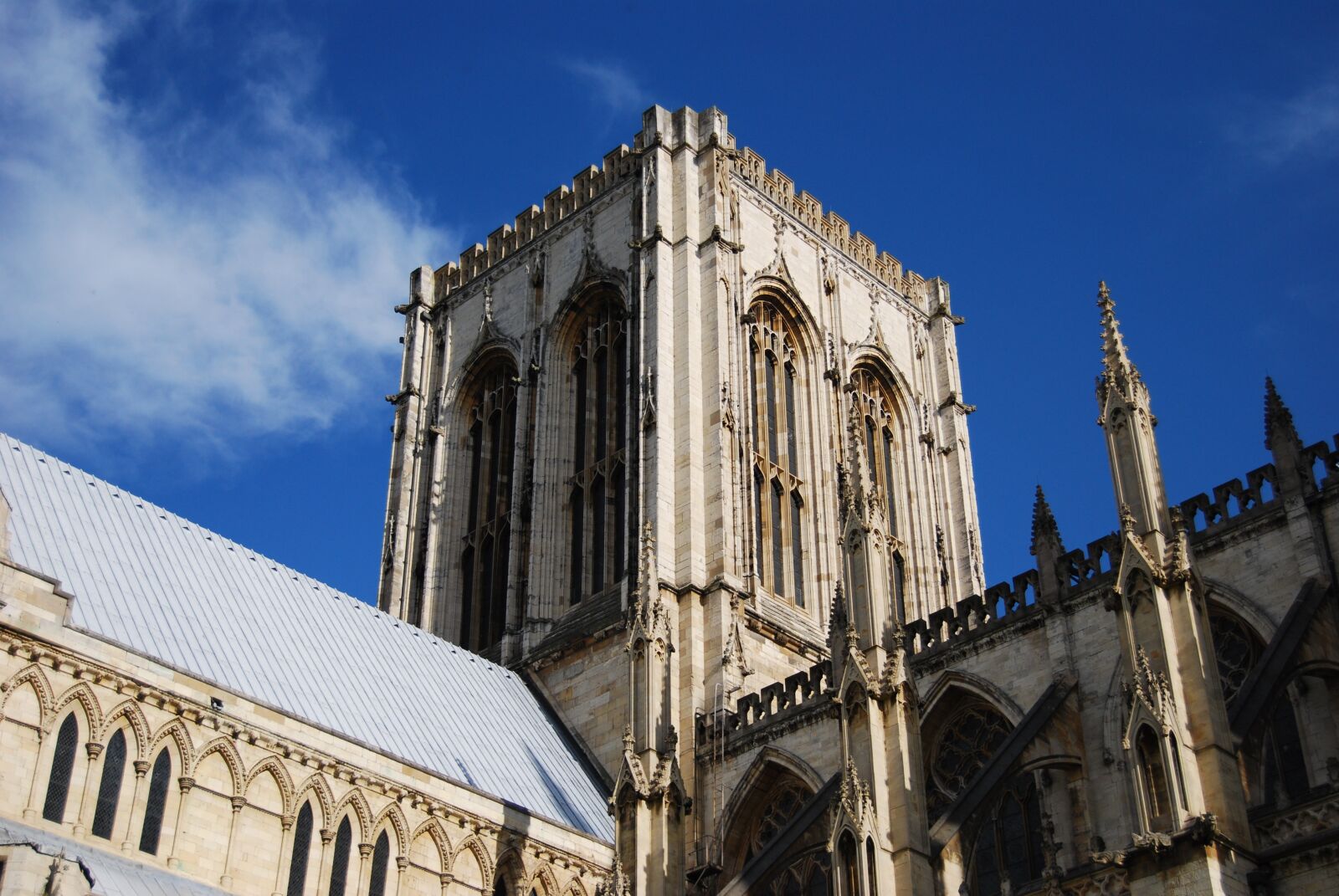 Nikon D40X sample photo. York, church, blue photography
