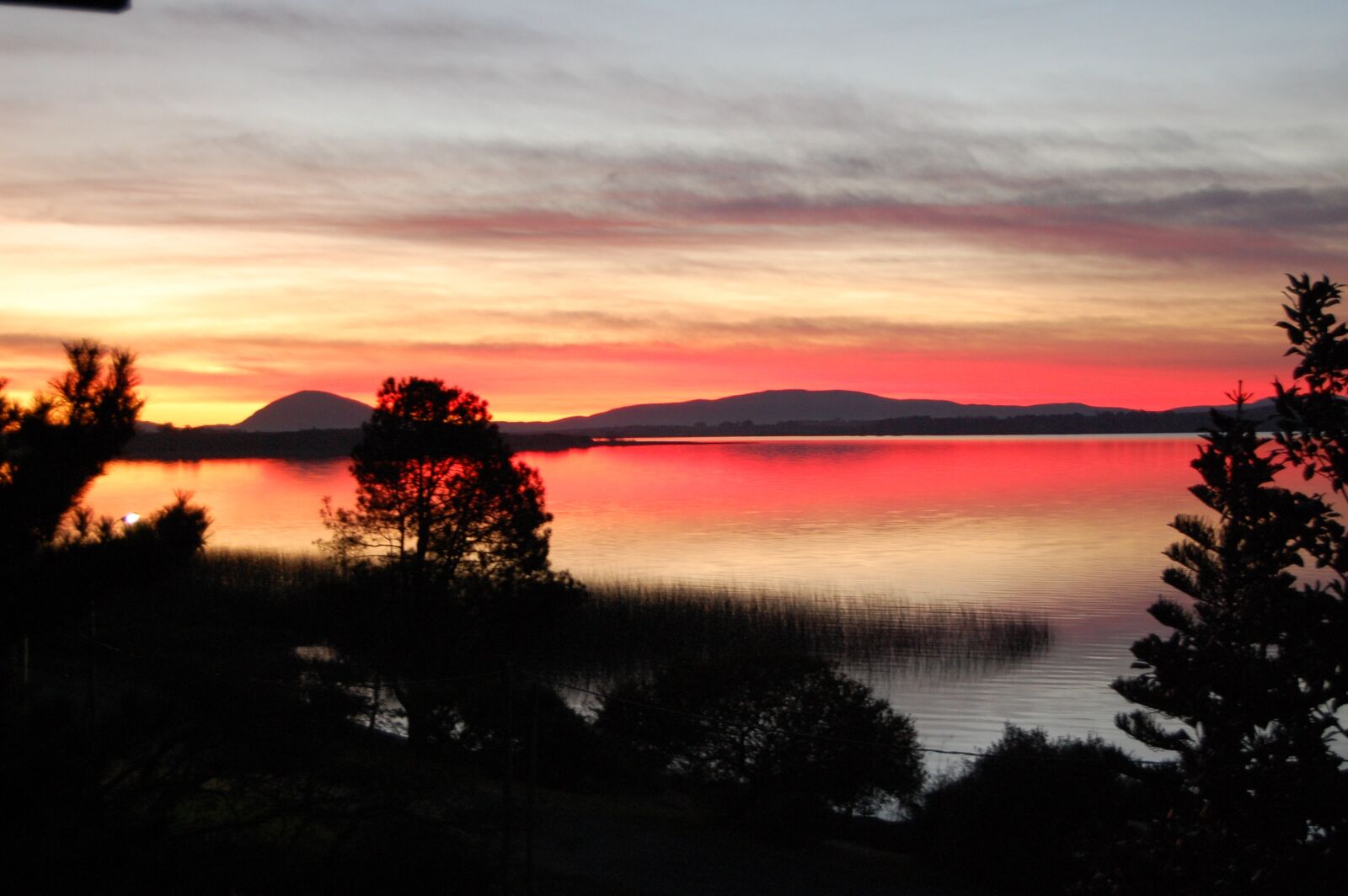 Nikon D40 sample photo. Sunset, laguna, uruguay photography