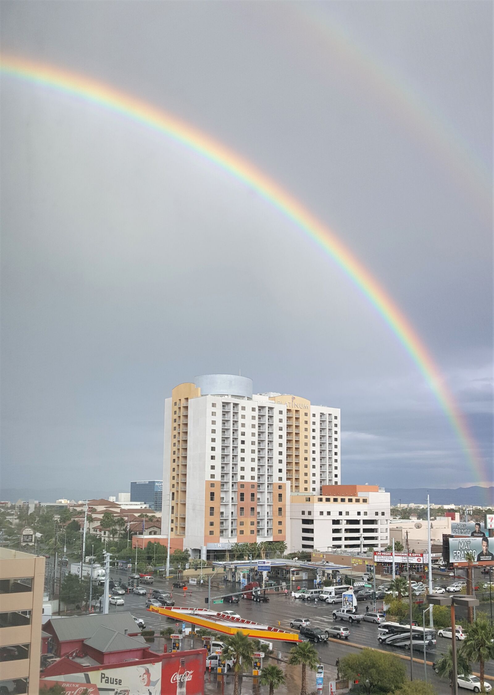 Samsung Galaxy S6 sample photo. Rainbow, las vegas, casino photography