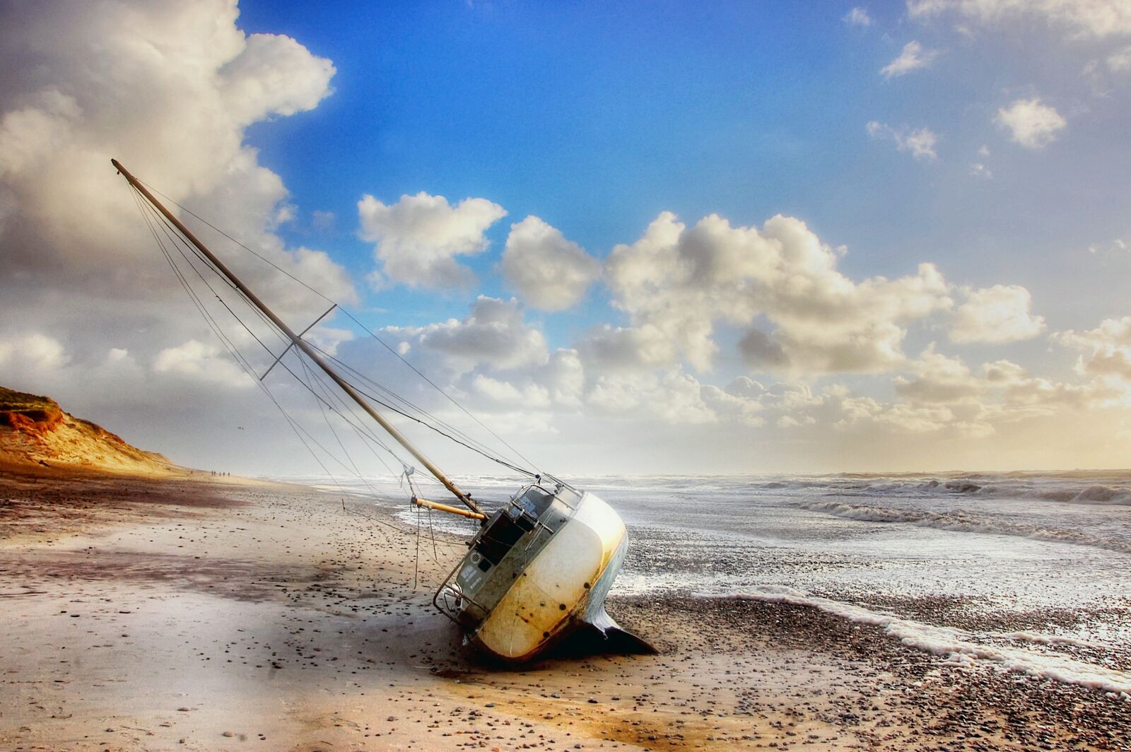 Nikon D40 sample photo. Boat, beach, sea photography