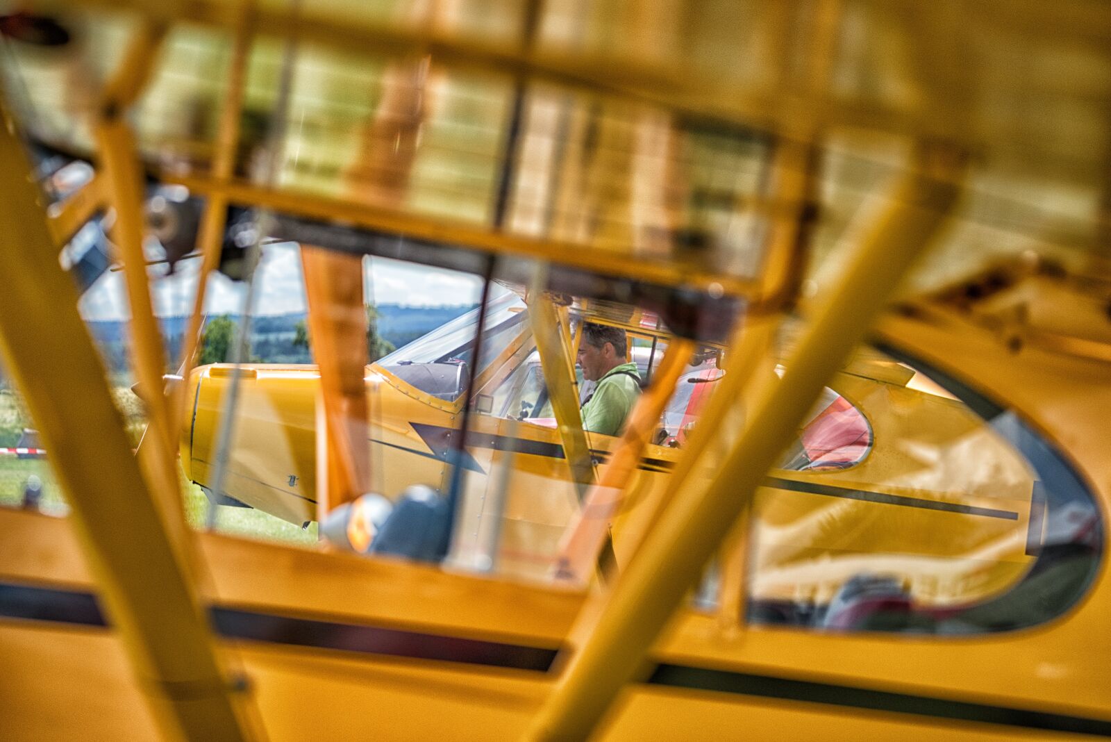 Nikon D750 sample photo. Piper cub, aircraft, launch photography