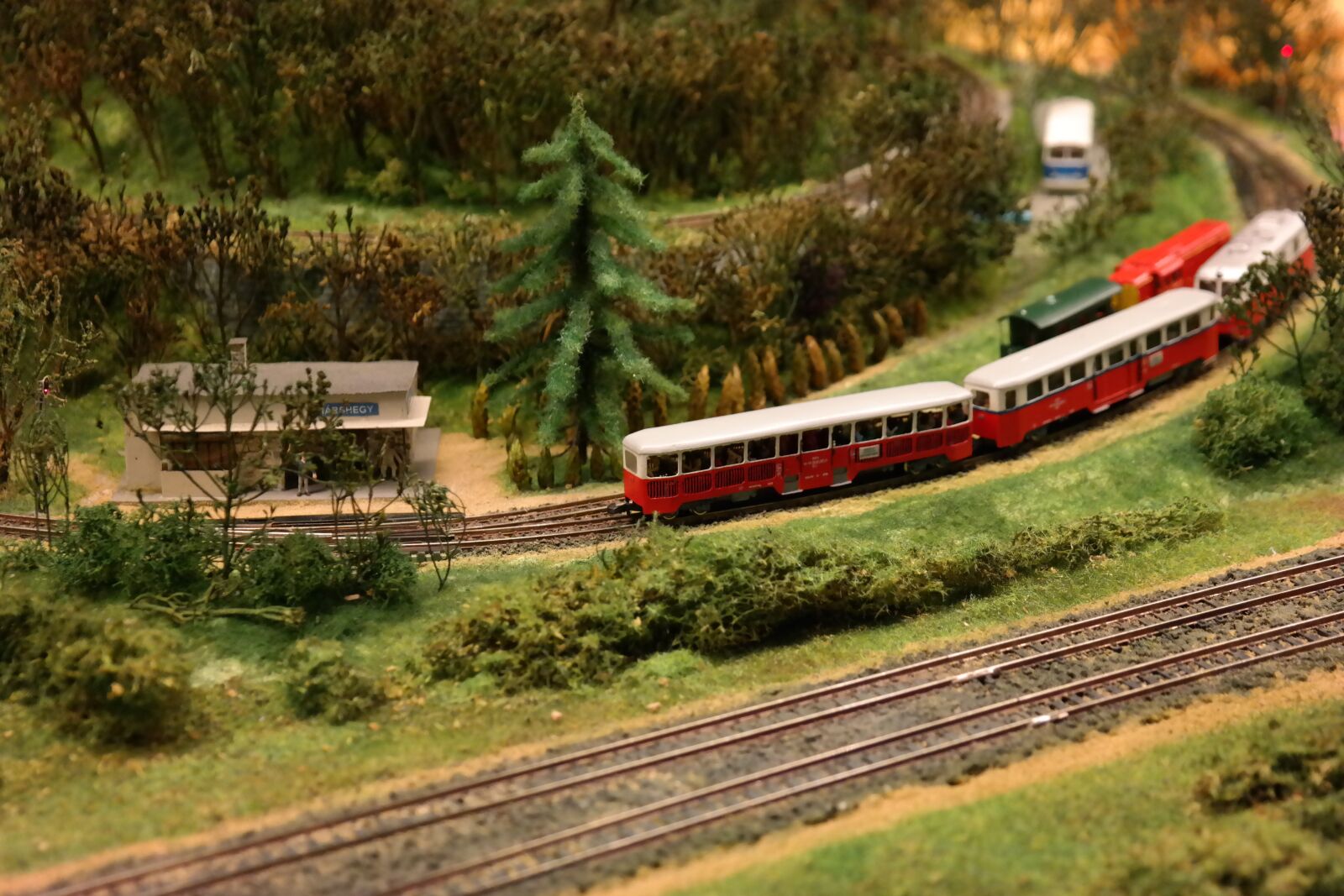Samsung NX300 sample photo. Model railroad layout, vas photography