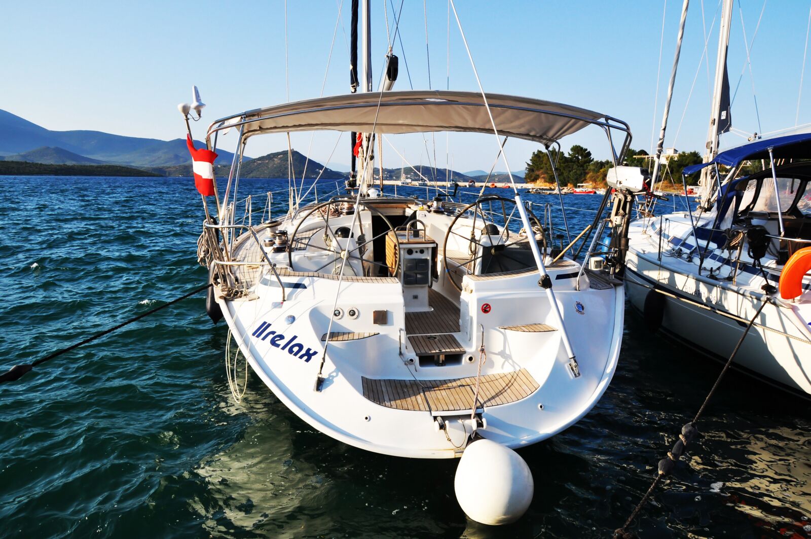 Nikon D5000 sample photo. Greece, skiathos, boat photography