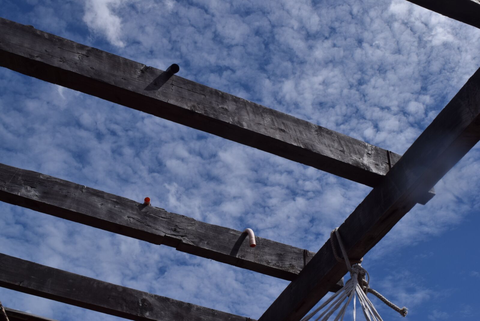 Nikon D3300 sample photo. Beams, blue, sky, clouds photography