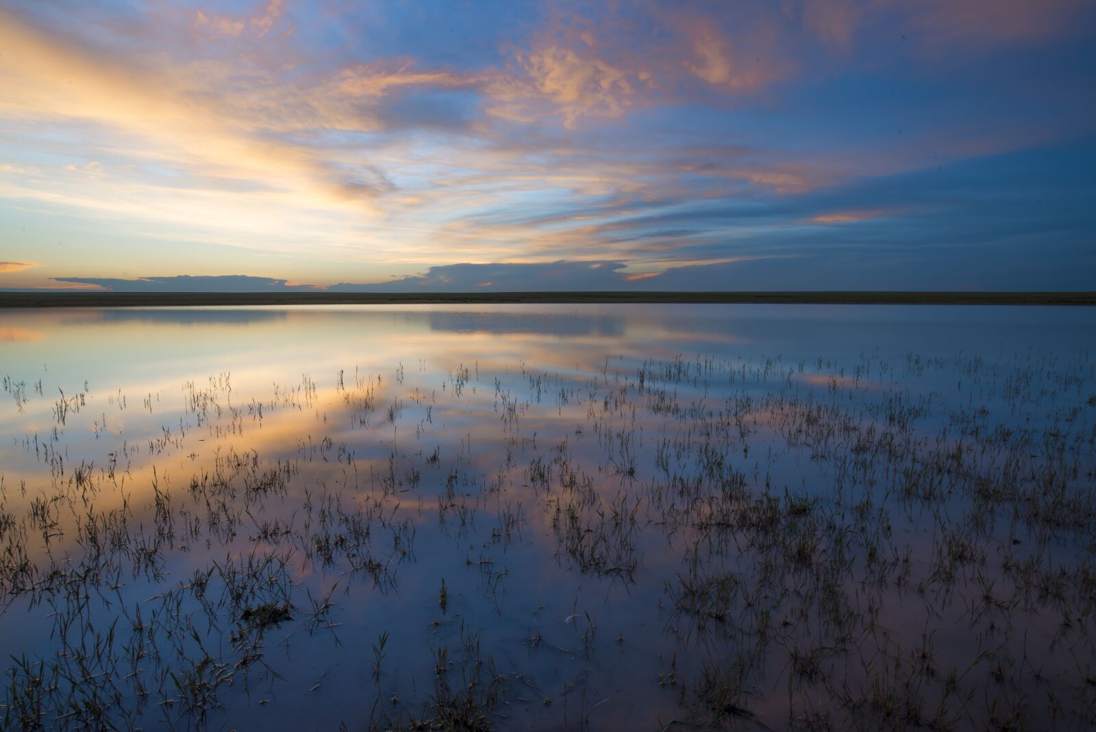 Nikon D800E sample photo. Water surface, at dusk photography