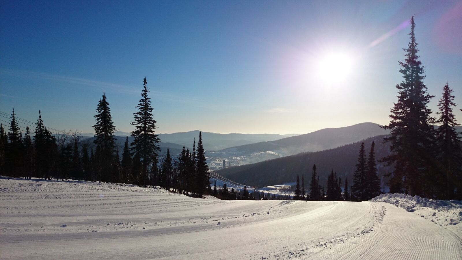 Sony Xperia Z1 Compact sample photo. Sheregesh, mountains, winter photography