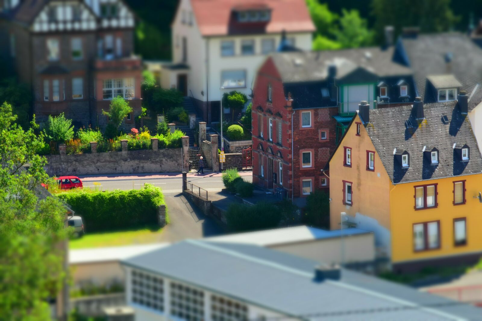 Nikon D5500 sample photo. Miniature, house, city photography