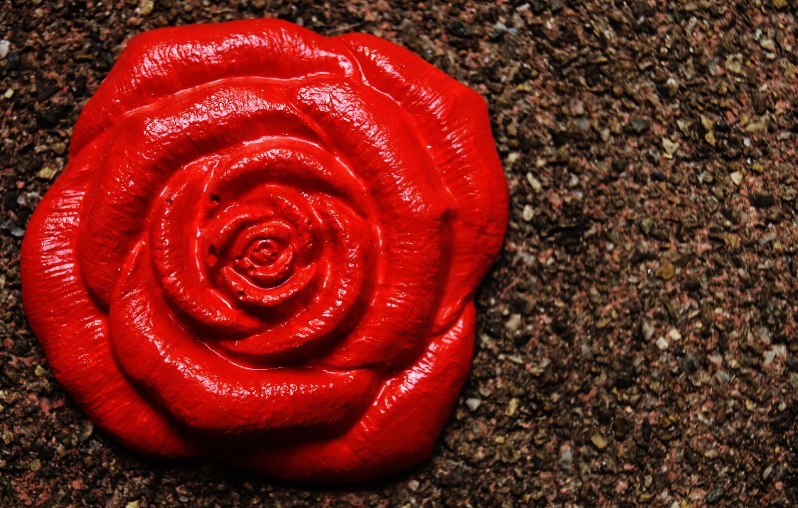 Nikon D7200 sample photo. Rose, gypsum, painted photography