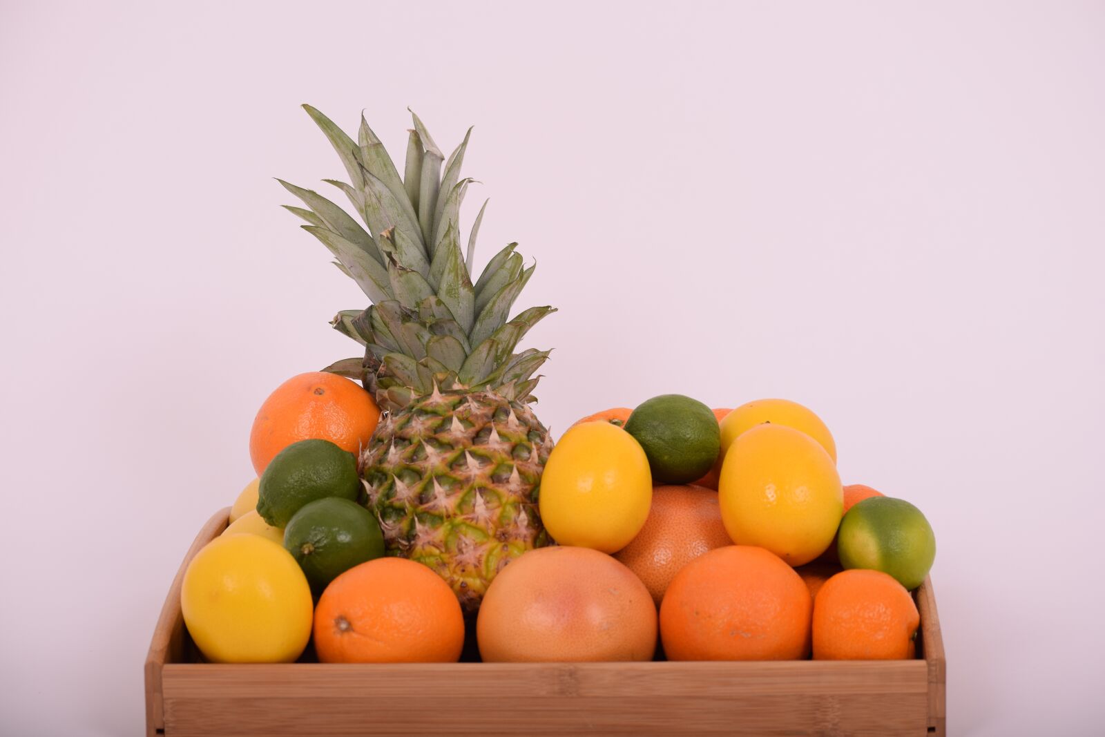 Nikon D3300 sample photo. Pineapple, tangerine, orange photography