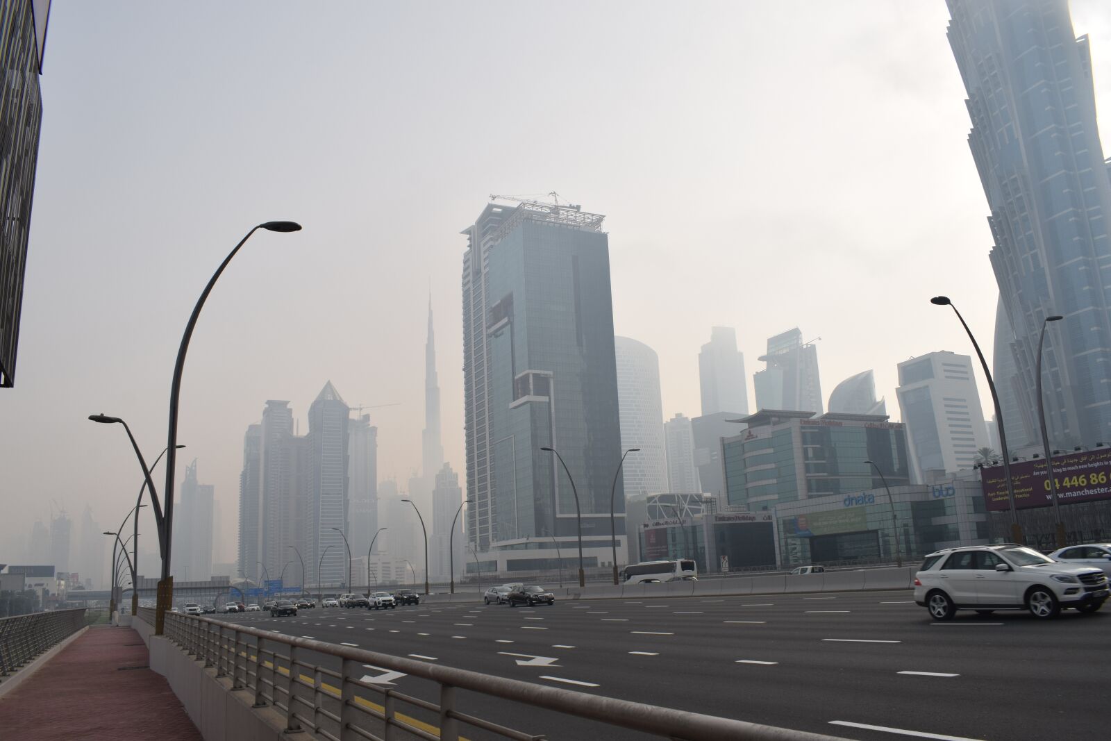 Nikon D5300 sample photo. Foggy weather, city weather photography
