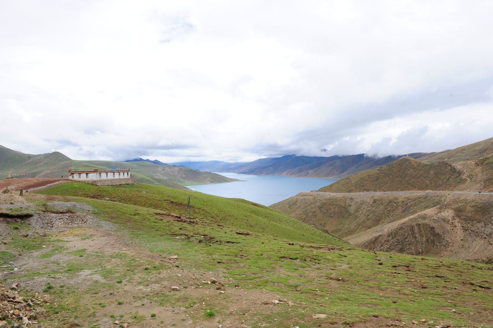 Nikon D3 sample photo. Yamdrok tso, lagoon, tibet photography