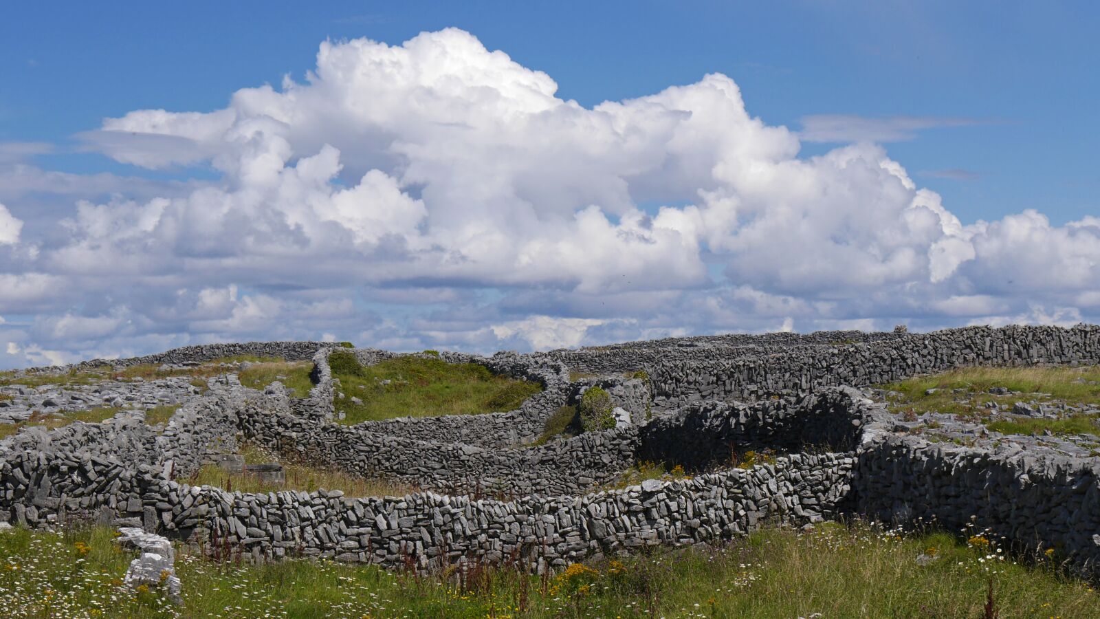 Panasonic Lumix DMC-GH3 sample photo. Ireland, stone walls, lighting photography