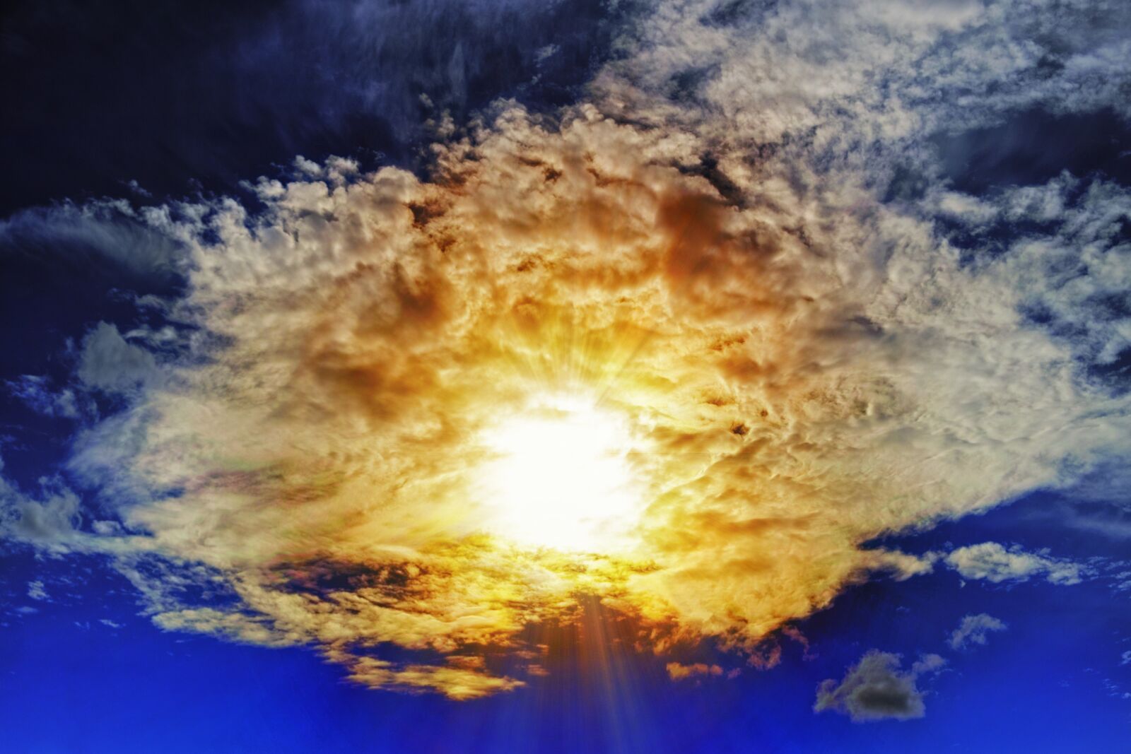 Fujifilm X-T2 sample photo. Sunbeam, clouds, sky photography