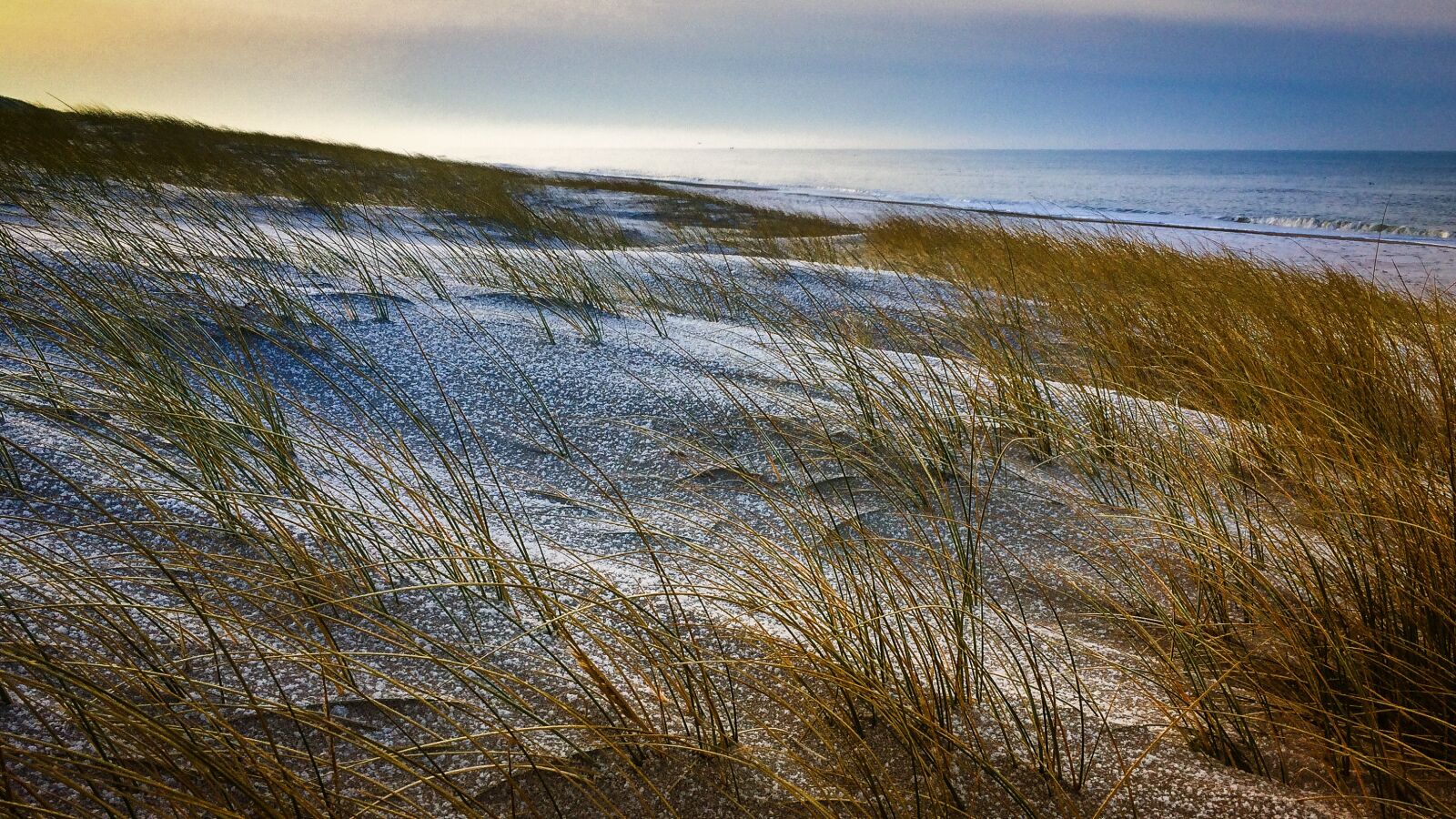 iPhone 5s back camera 4.15mm f/2.2 sample photo. Winter, north sea, denmark photography