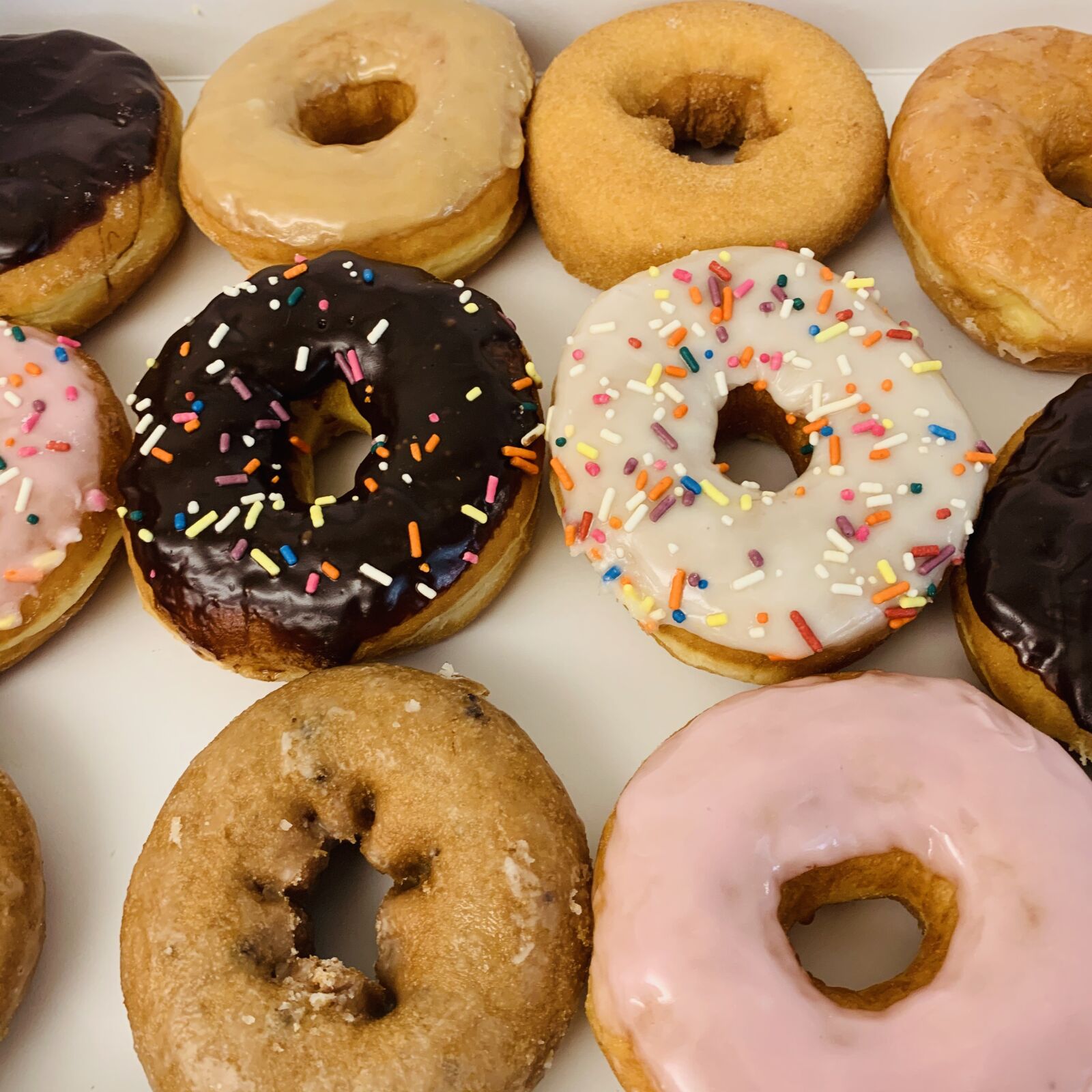 iPhone XR back camera 4.25mm f/1.8 sample photo. Donuts, yum, donut photography