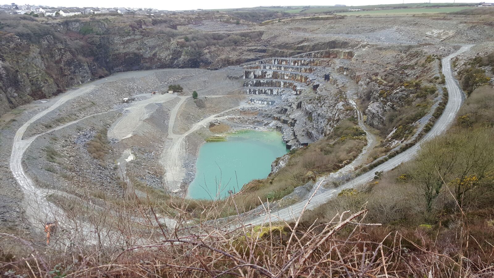 Samsung Galaxy S6 sample photo. Slate, mine, open cast photography