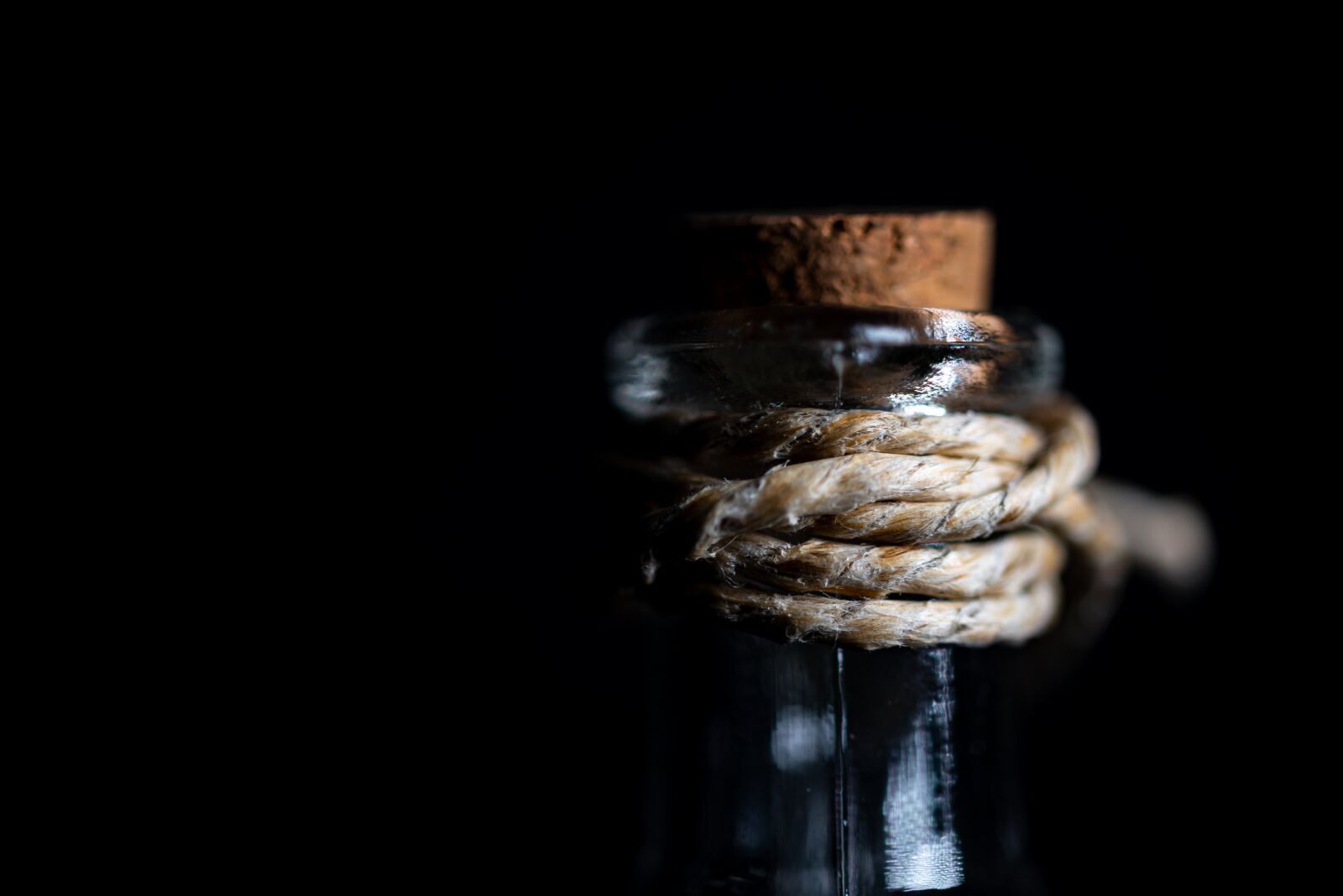 Nikon D610 sample photo. Bottle, rope, knot photography