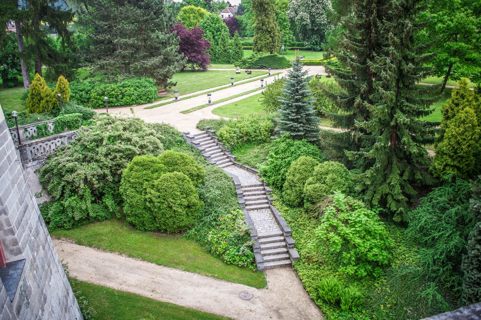 Nikon D3100 sample photo. Park, castle, architecture photography