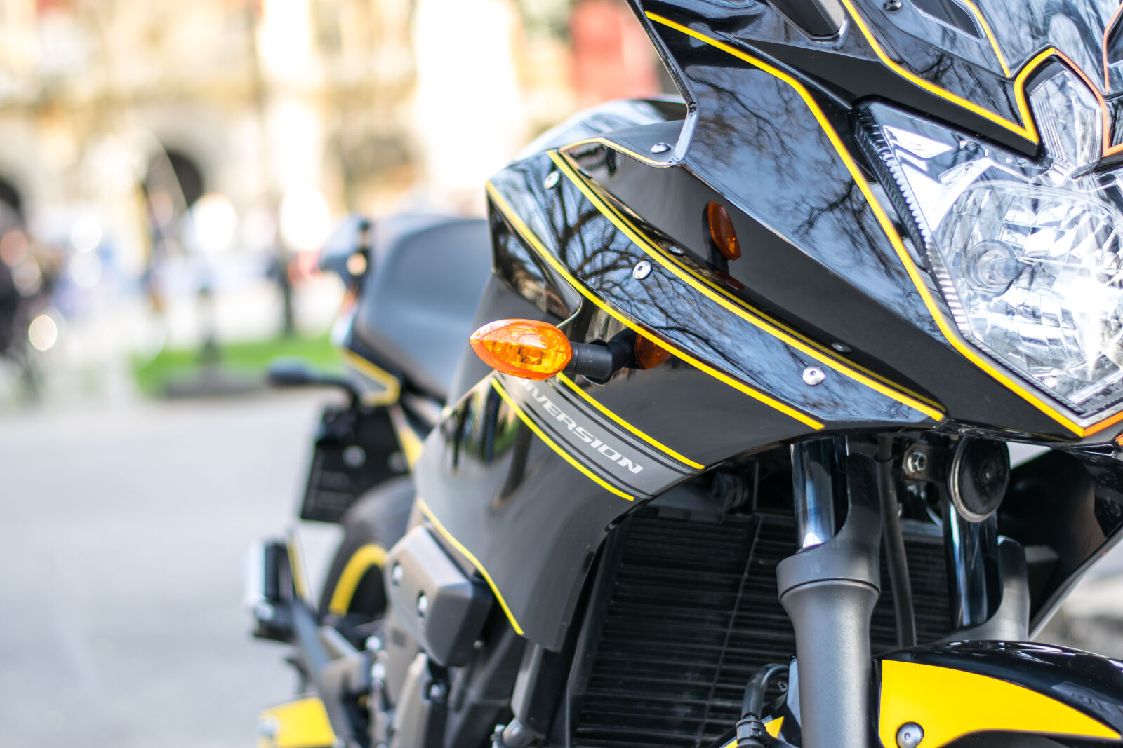 Nikon AF-S Nikkor 50mm F1.8G sample photo. Black, highway, motorbike, motorcycle photography