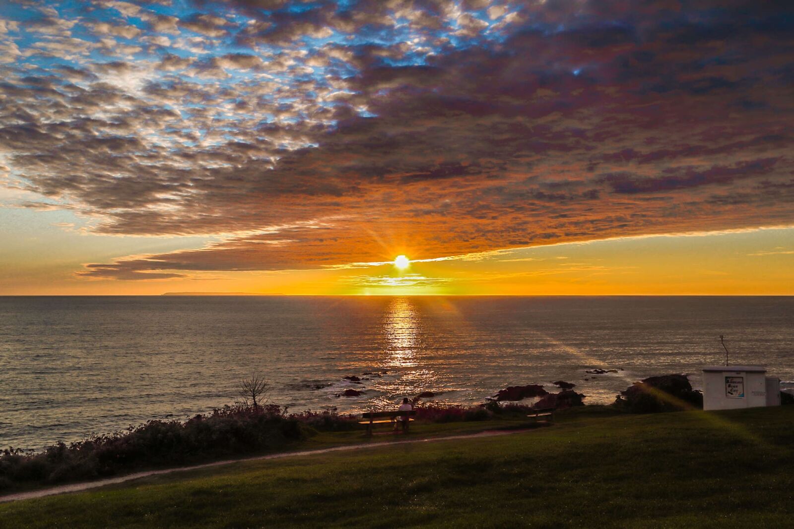 Canon EF 16-35mm F2.8L II USM sample photo. Sunset, ocean, clouds photography