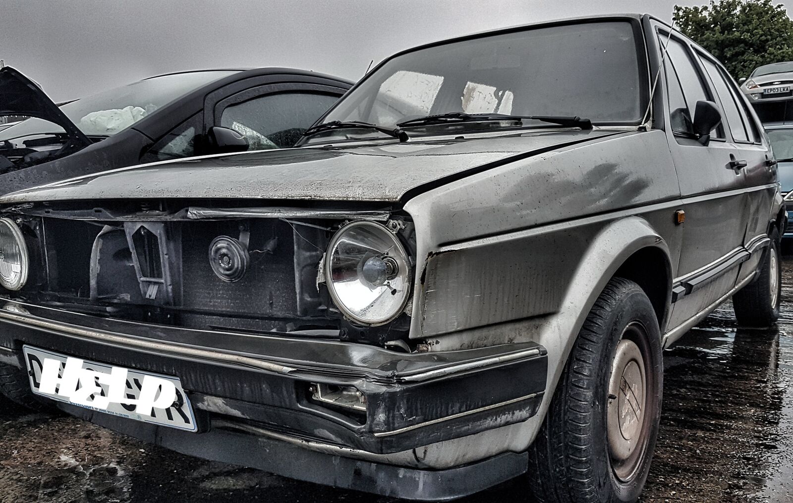 Samsung SM-G930F sample photo. Salvage, scrap car, scrap photography