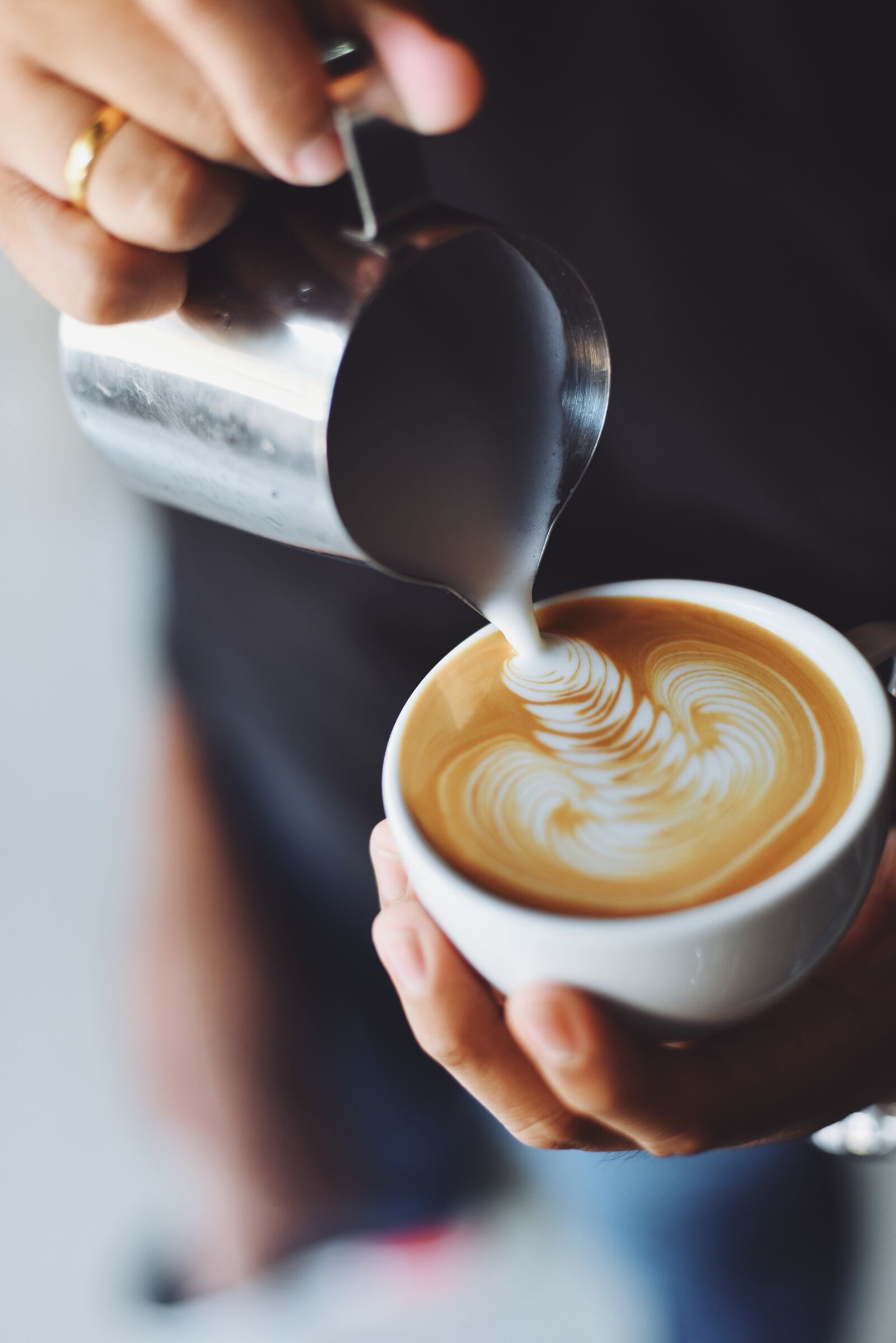 Nikon D750 sample photo. Blur, caffeine, cappuccino, close photography