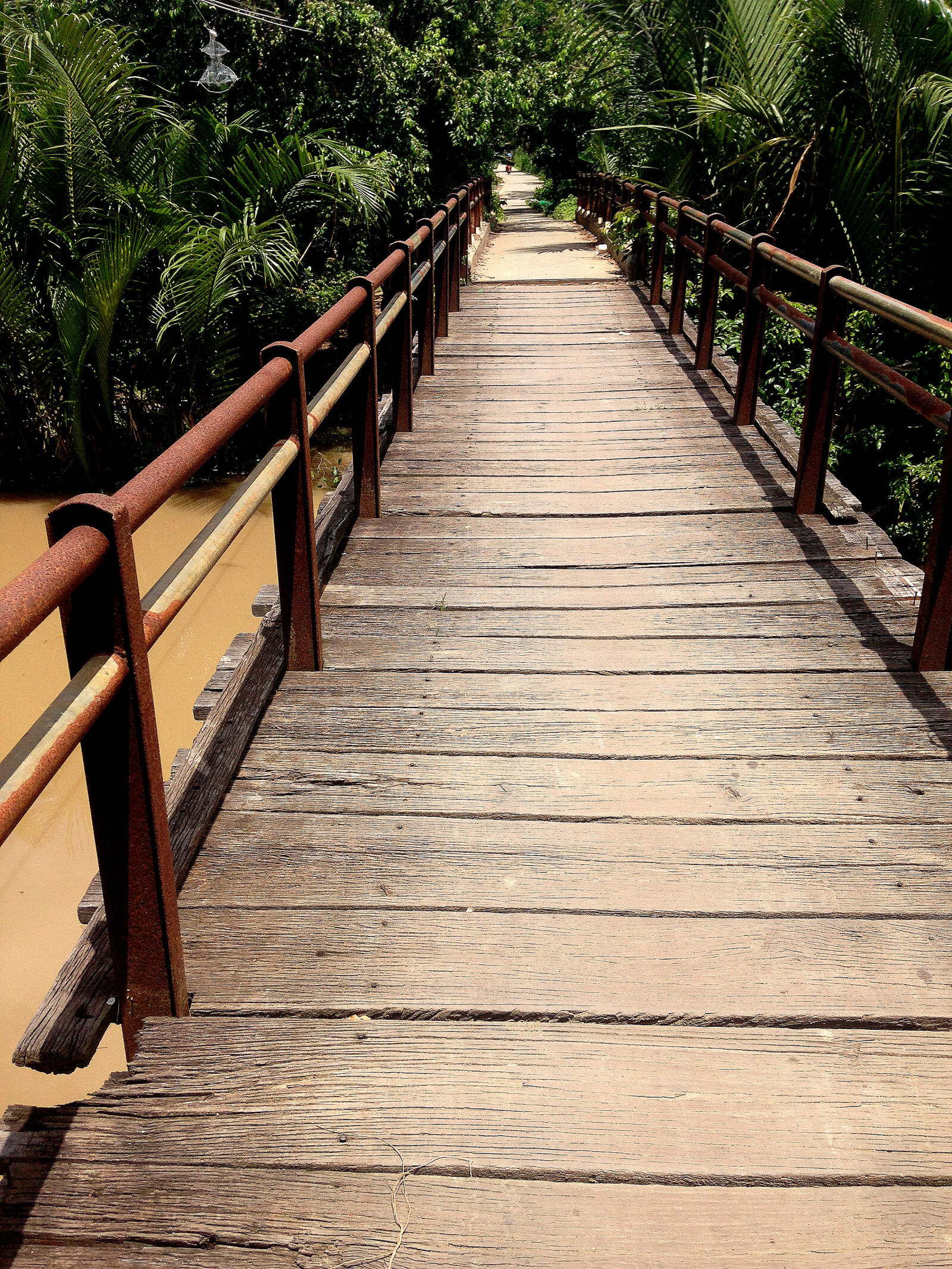 iPhone 5c back camera 4.12mm f/2.4 sample photo. Bridge, crossing, river, vietnam photography