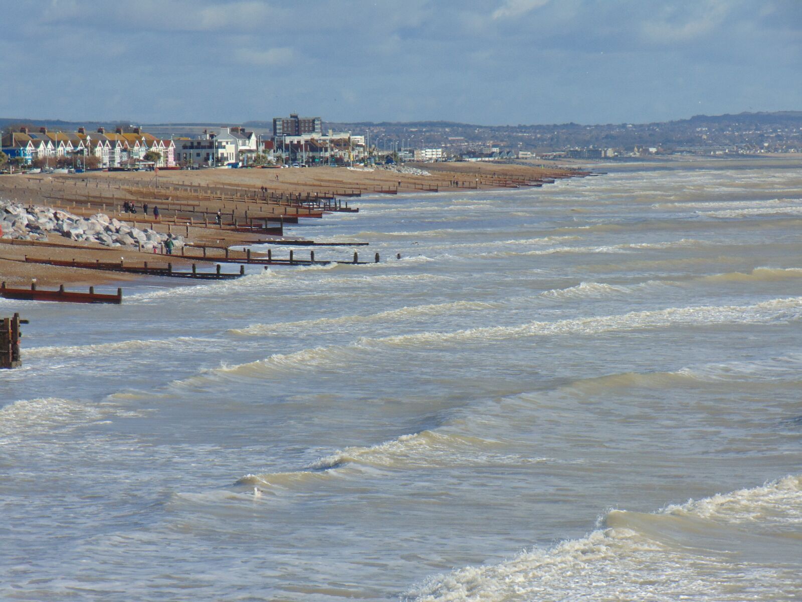 Sony Cyber-shot DSC-H300 sample photo. Worthing seafront, seaside, sussex photography
