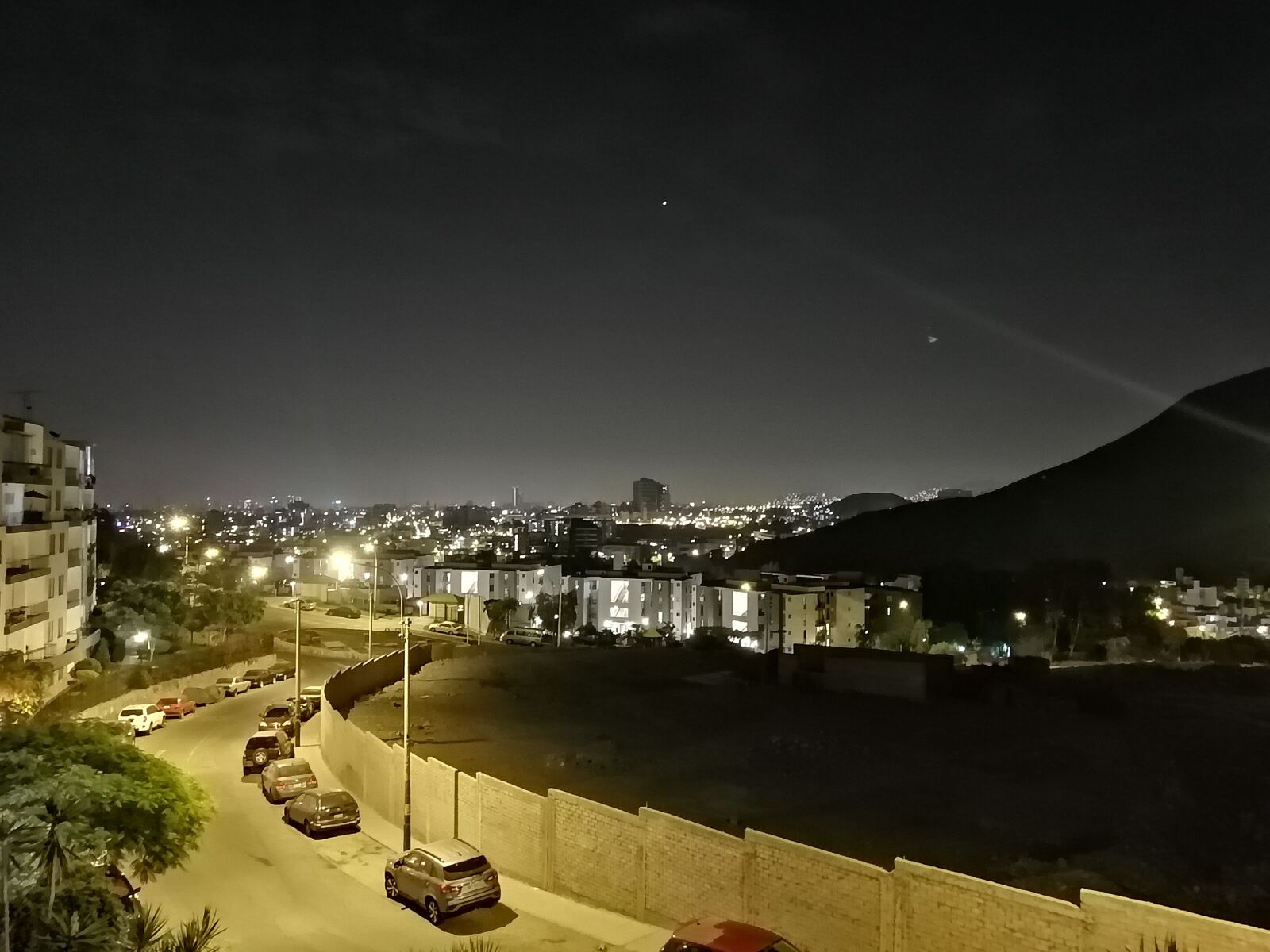 HUAWEI P30 LITE sample photo. Lima, night, landscape photography