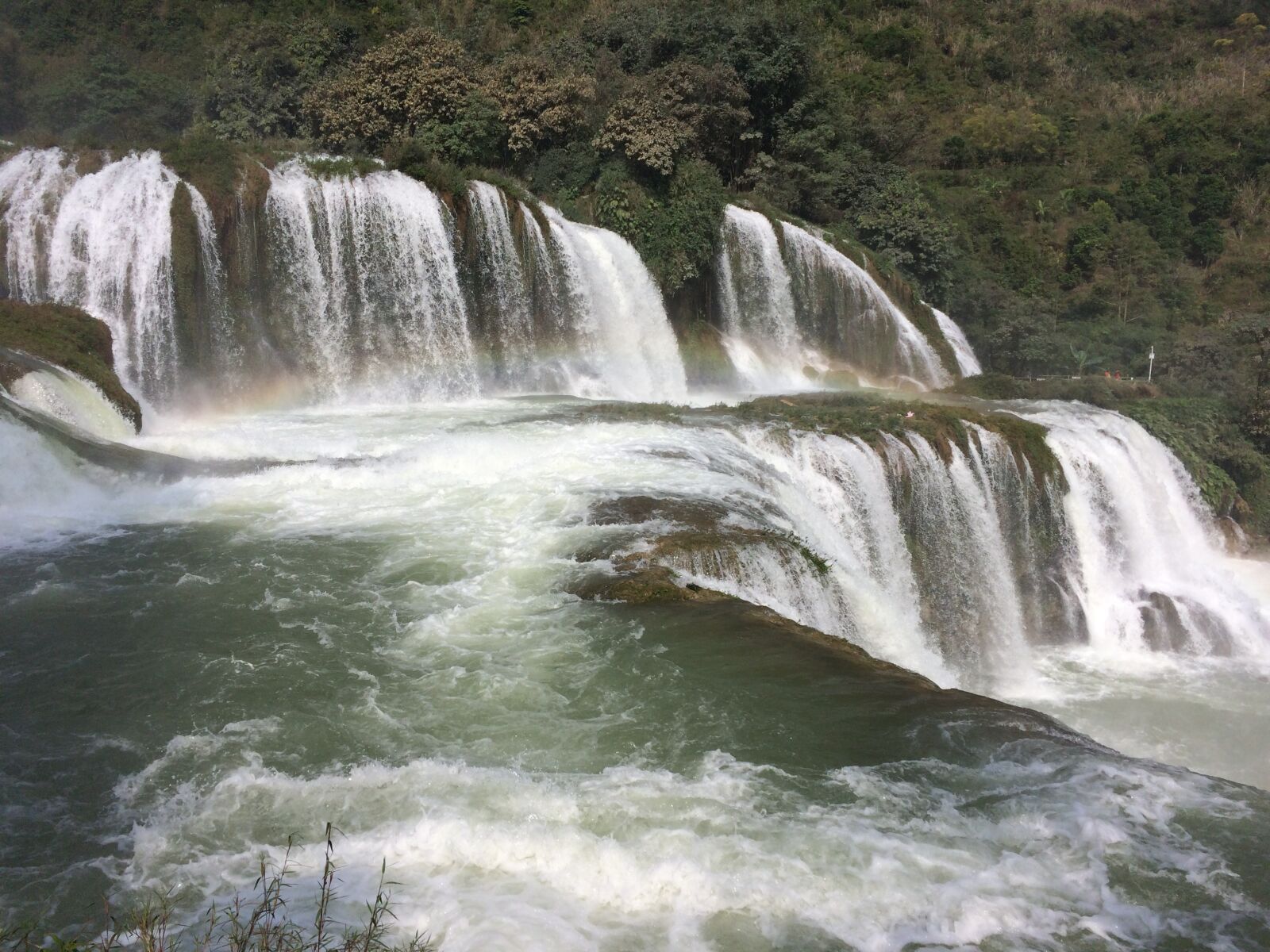 Apple iPhone 5s sample photo. Waterfall, water, rainbow photography