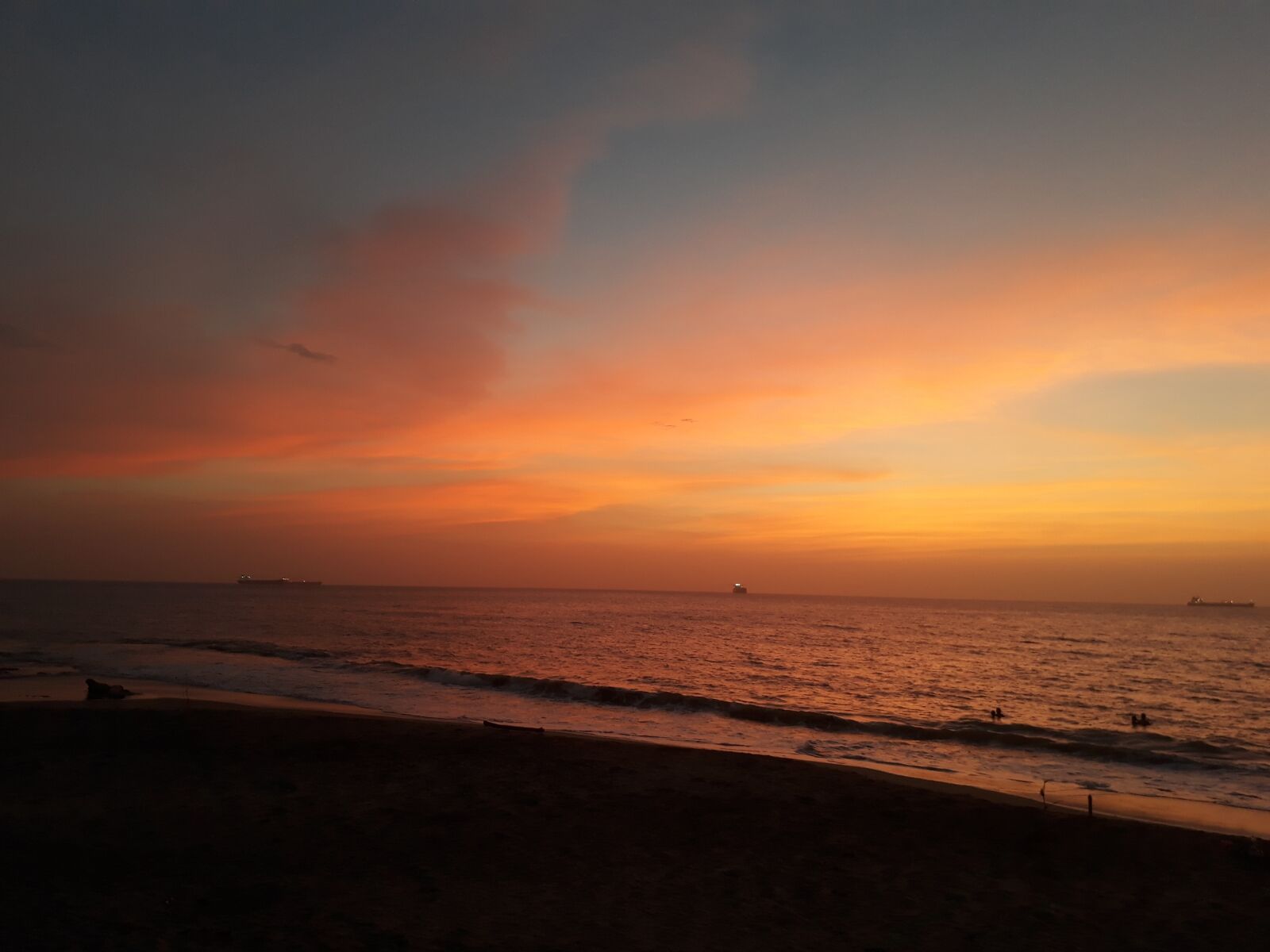 Samsung Galaxy J7 Prime sample photo. Sunset, beach, sky photography