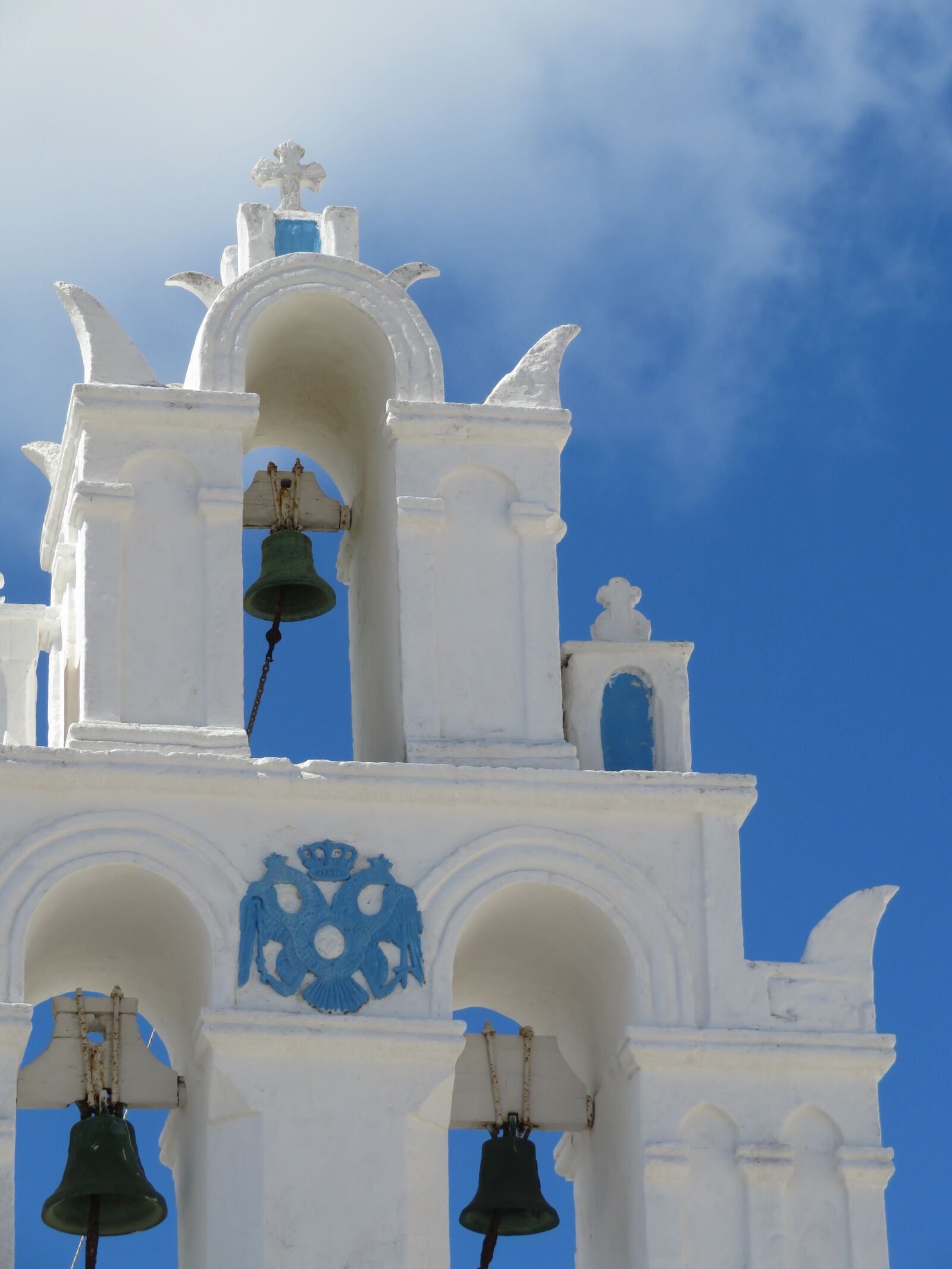 Canon PowerShot SX720 HS sample photo. Greece, church, bell tower photography