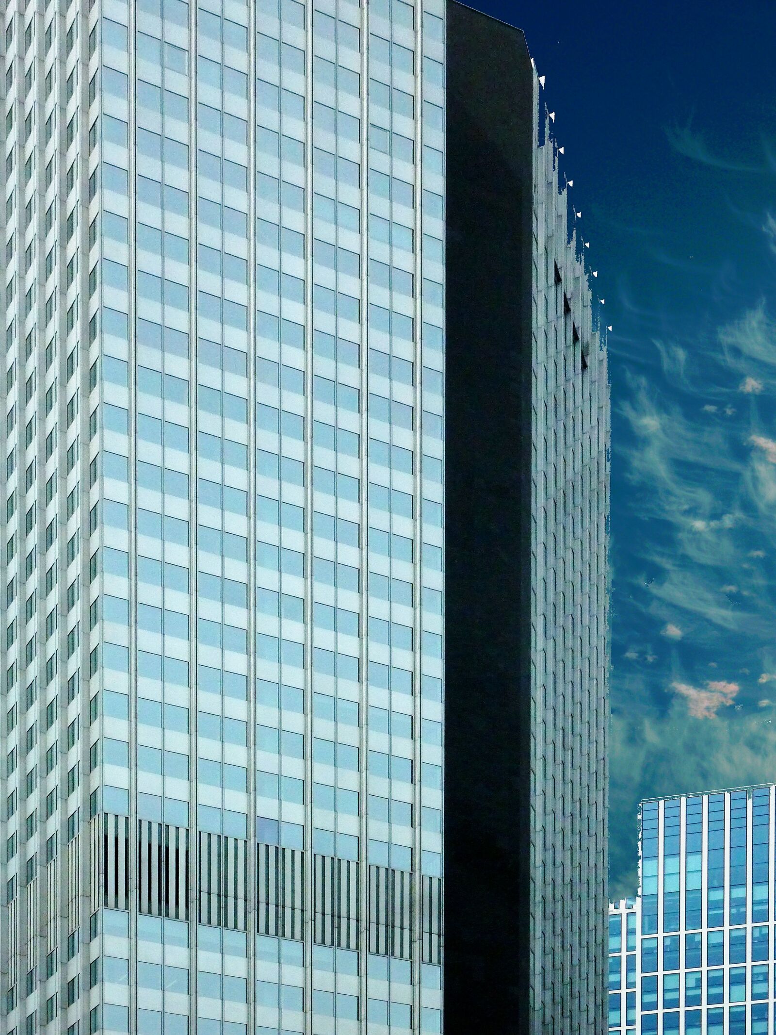 Panasonic DMC-TZ7 sample photo. Skyscraper, facade, architecture photography